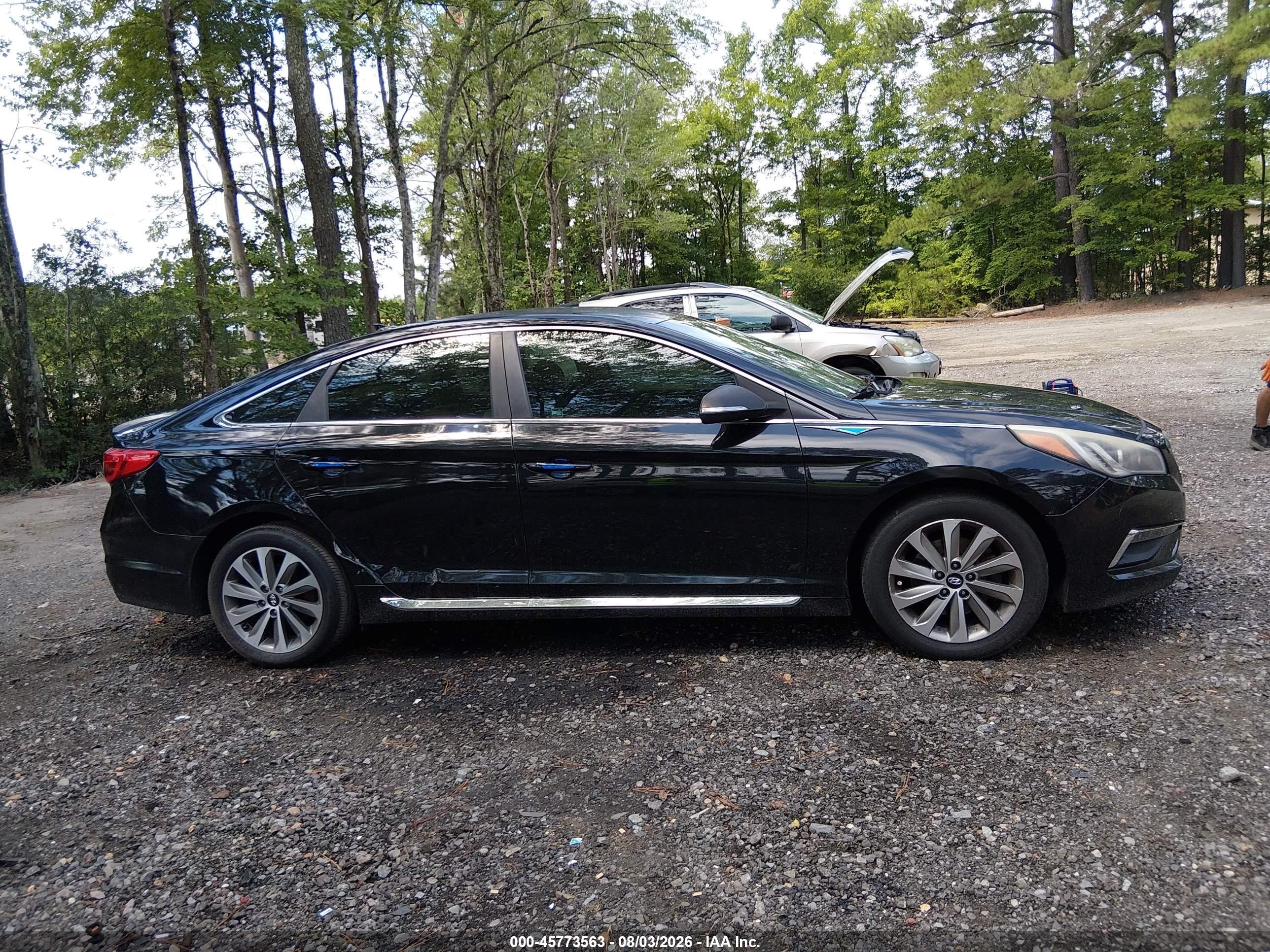 2015 Hyundai Sonata Sport Black vin: 5NPE34AF0FH117273