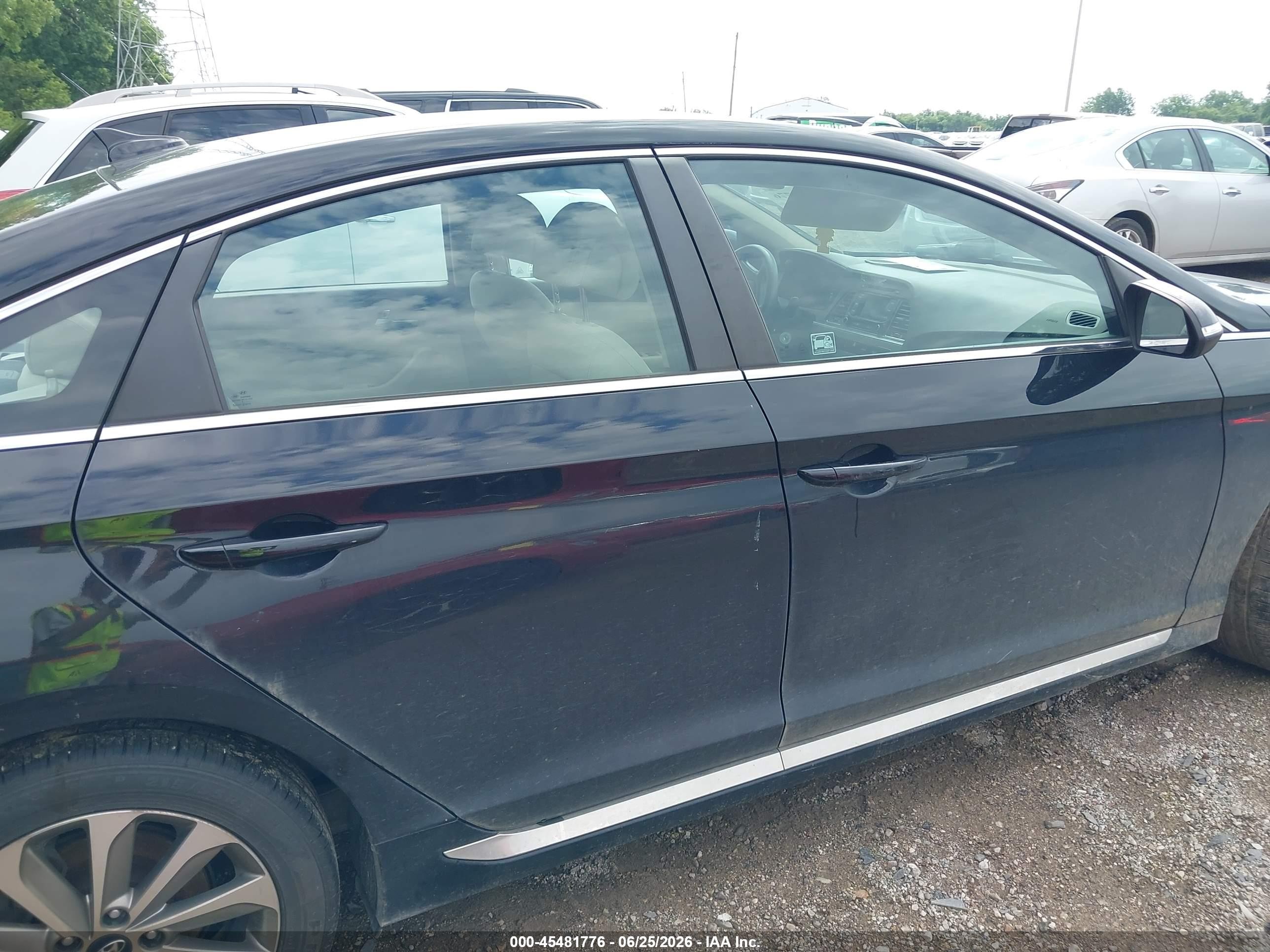 2015 Hyundai Sonata Sport Black vin: 5NPE34AF0FH121534