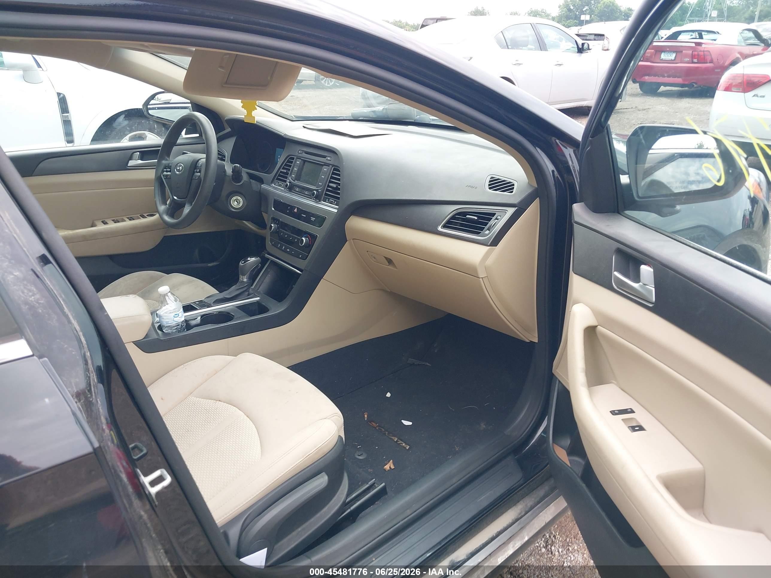 2015 Hyundai Sonata Sport Black vin: 5NPE34AF0FH121534