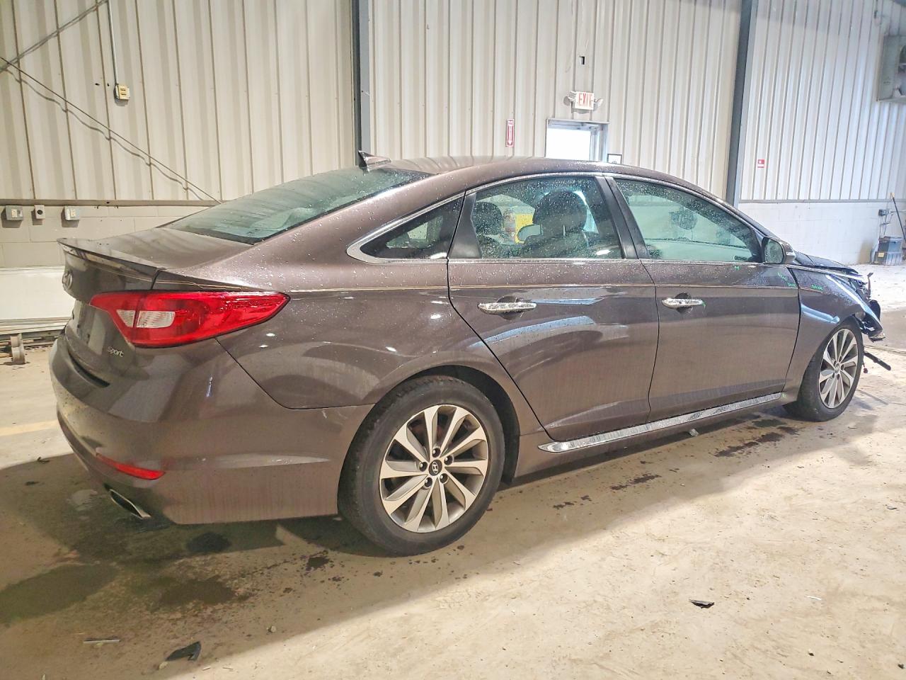 2015 Hyundai Sonata Sport Brown vin: 5NPE34AF0FH130749
