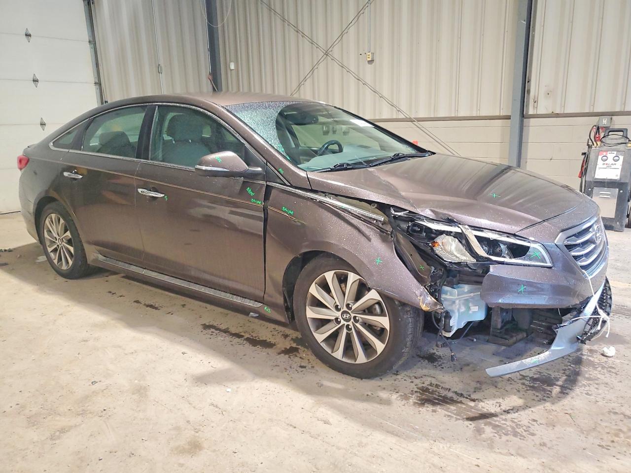 2015 Hyundai Sonata Sport Brown vin: 5NPE34AF0FH130749