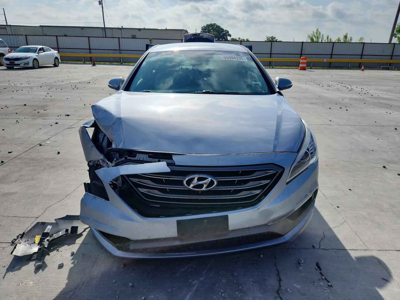 2015 Hyundai Sonata Sport Silver vin: 5NPE34AF0FH151133