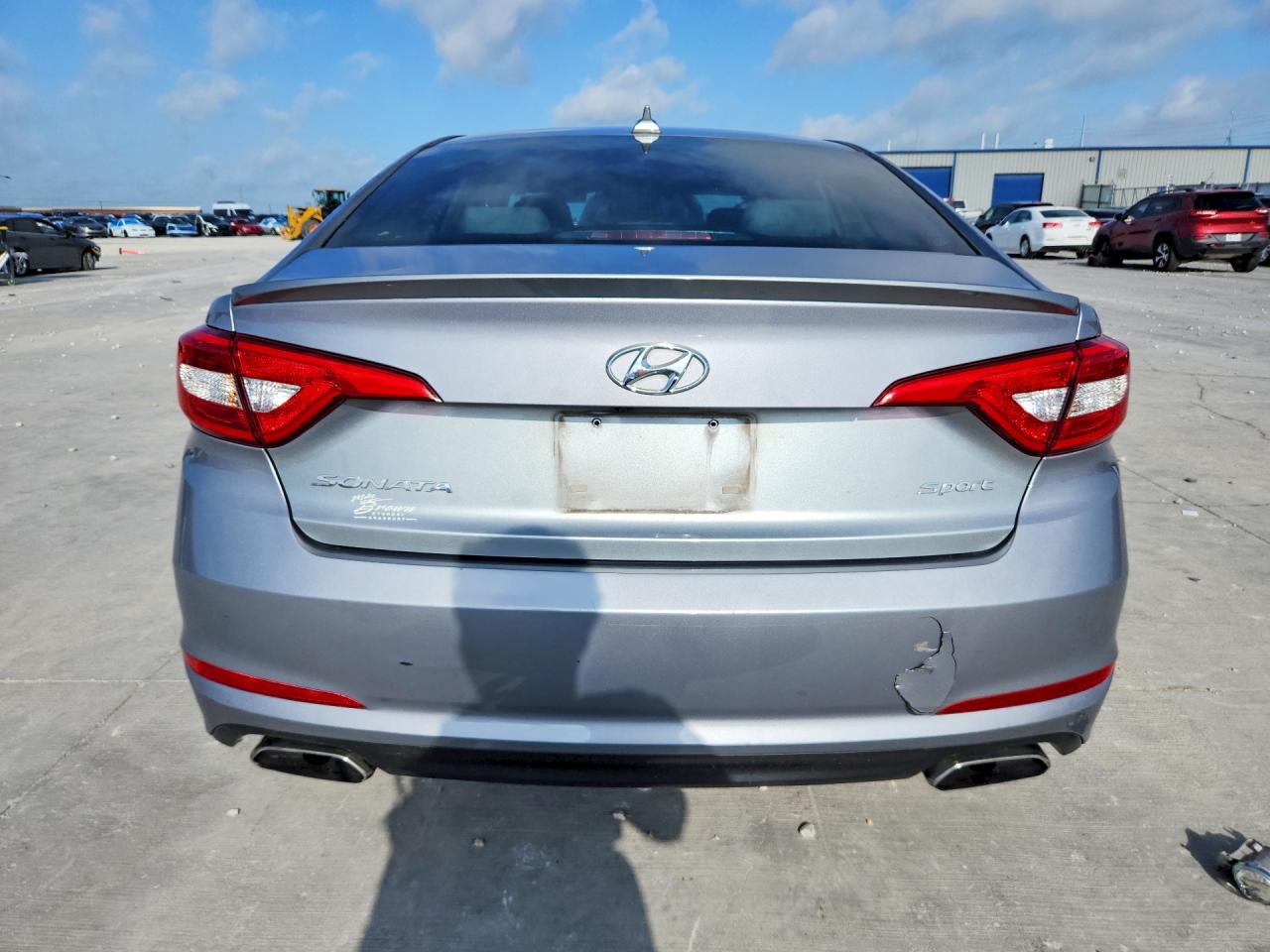 2015 Hyundai Sonata Sport Silver vin: 5NPE34AF0FH151133