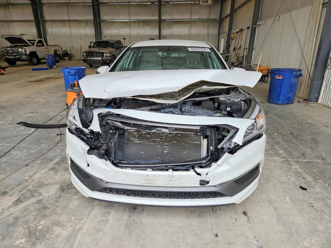 2015 Hyundai Sonata Sport White vin: 5NPE34AF0FH163539