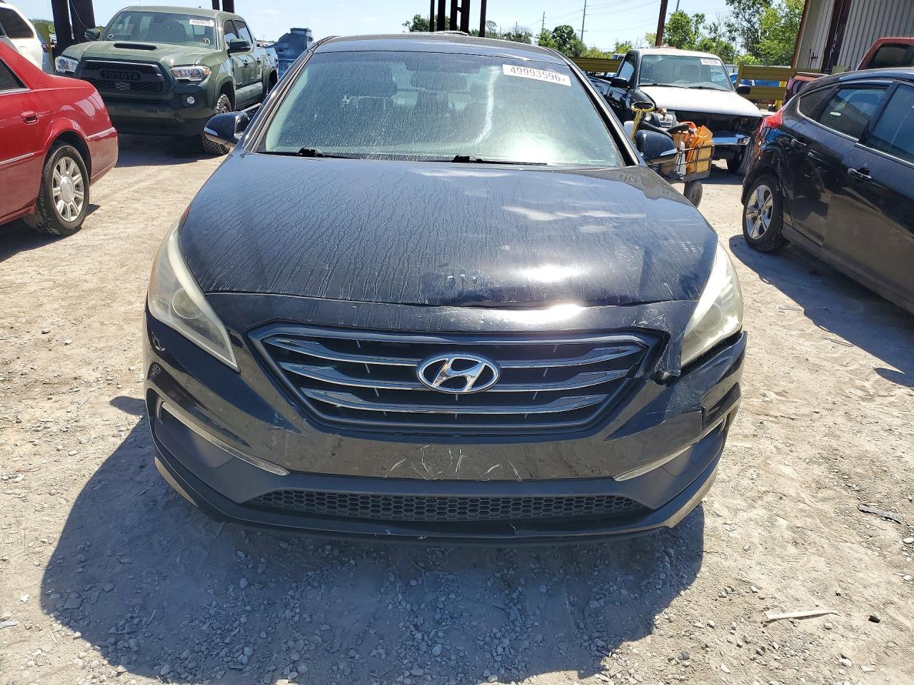 2015 Hyundai Sonata Sport Black vin: 5NPE34AF0FH184844