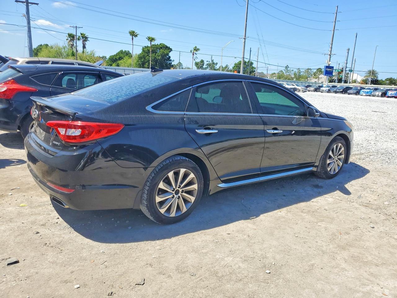 2015 Hyundai Sonata Sport Black vin: 5NPE34AF0FH184844