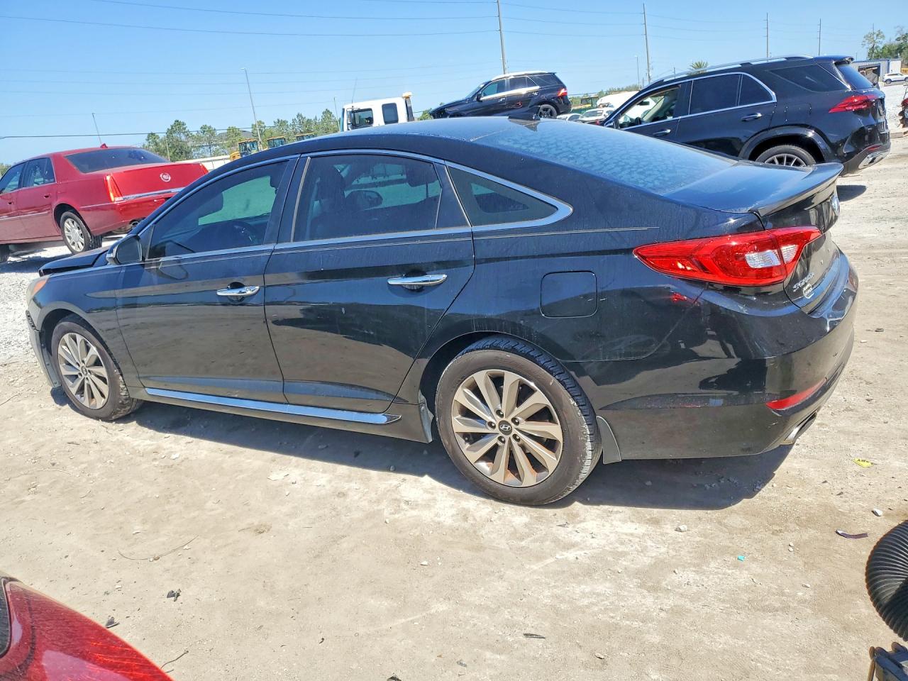 2015 Hyundai Sonata Sport Black vin: 5NPE34AF0FH184844