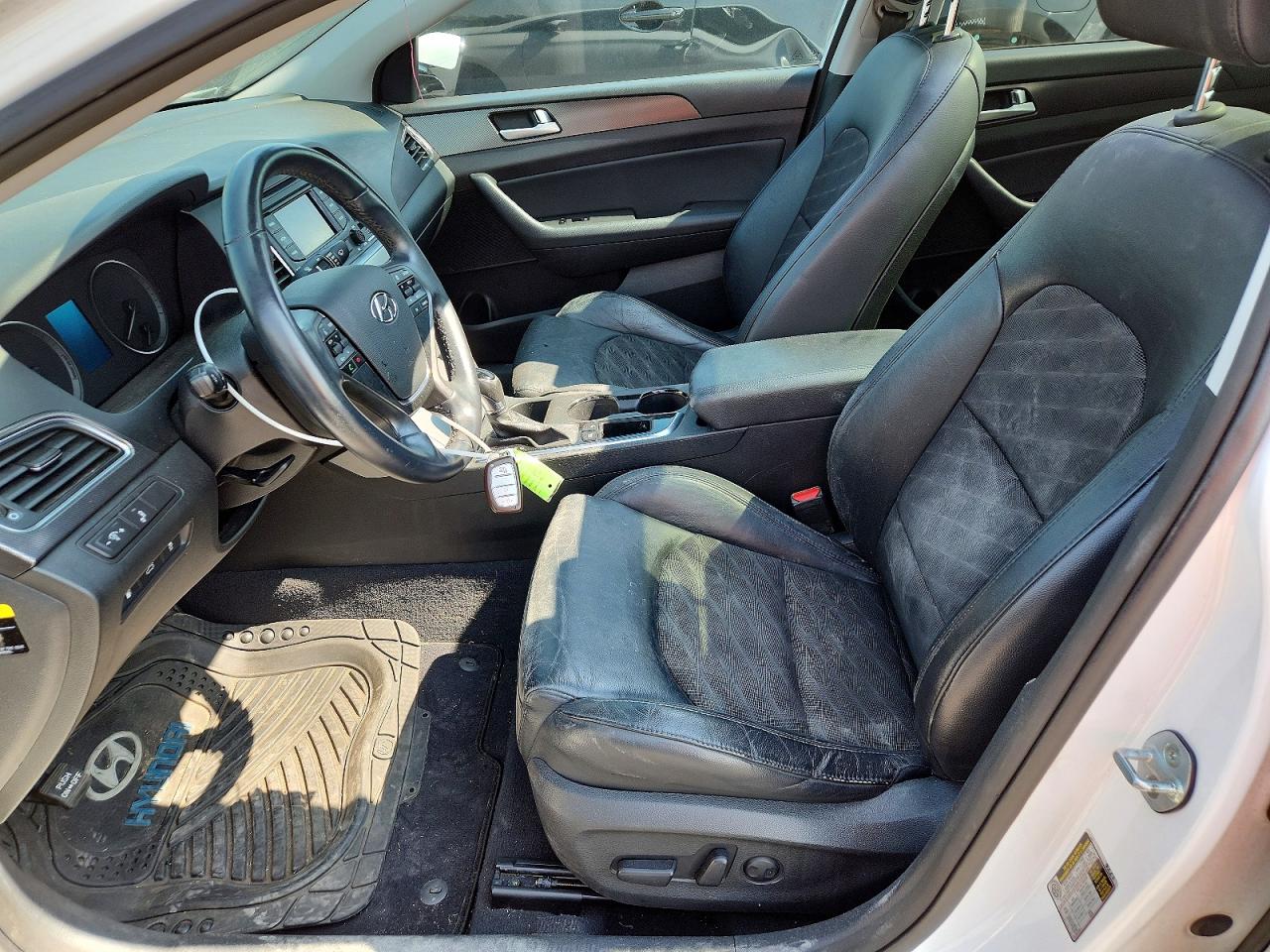 2015 Hyundai Sonata Sport White vin: 5NPE34AF0FH214196