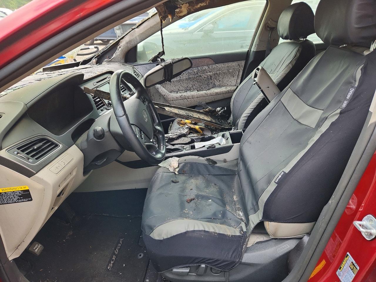 2015 Hyundai Sonata Sport Красный vin: 5NPE34AF0FH216191