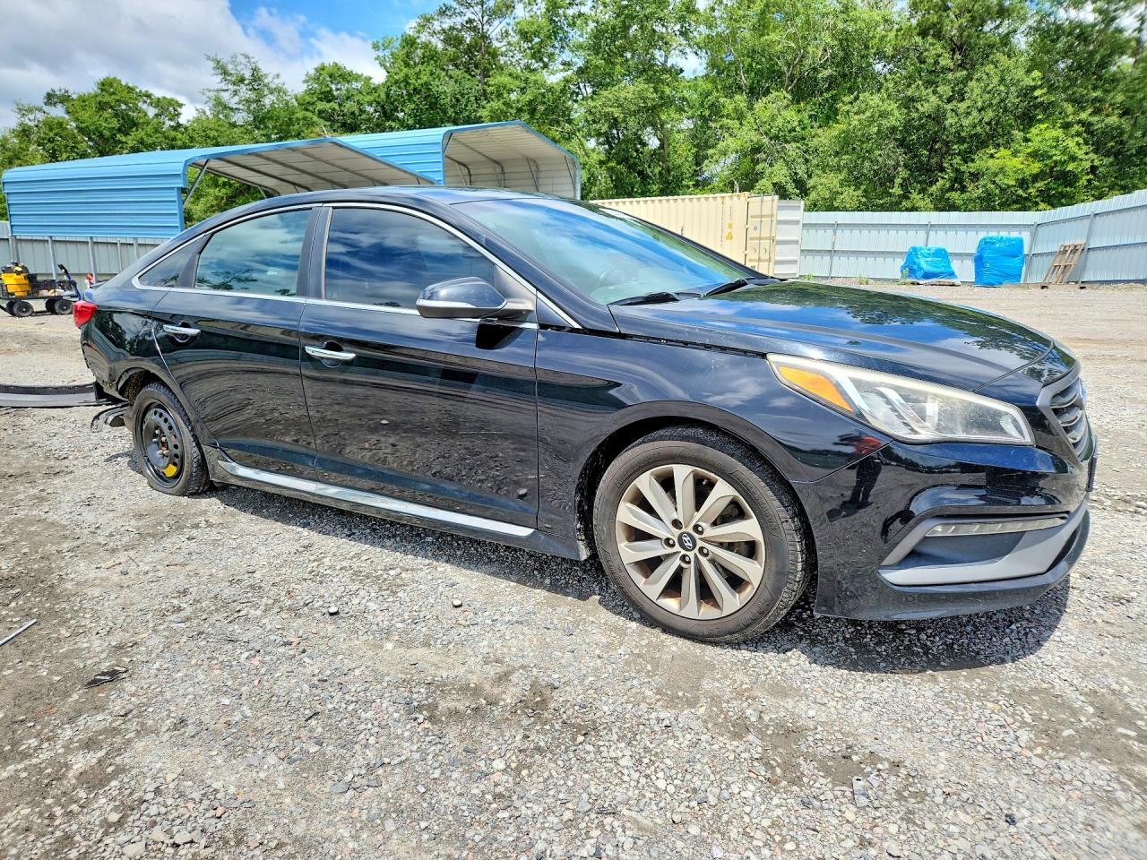 2015 Hyundai Sonata Sport Black vin: 5NPE34AF0FH225618