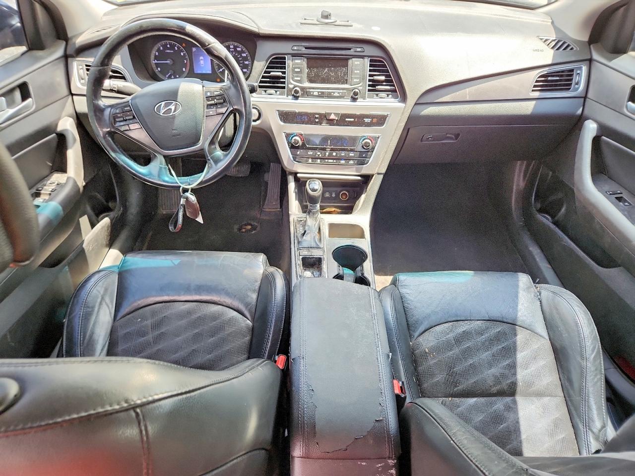 2015 Hyundai Sonata Sport Black vin: 5NPE34AF0FH225618