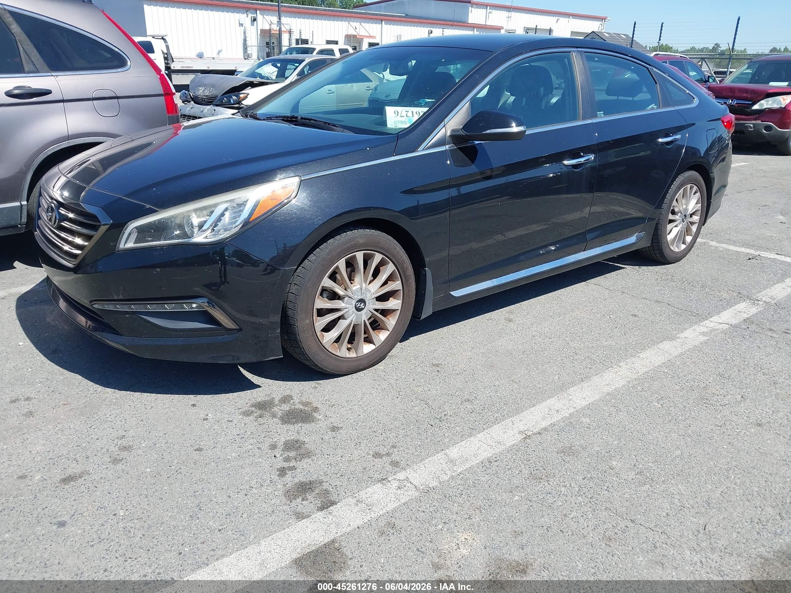 2015 Hyundai Sonata Limited Black vin: 5NPE34AF0FH238661