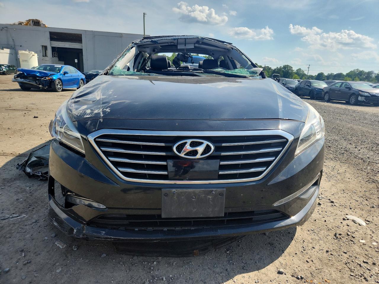 2015 Hyundai Sonata Limited Gray vin: 5NPE34AF0FH240393