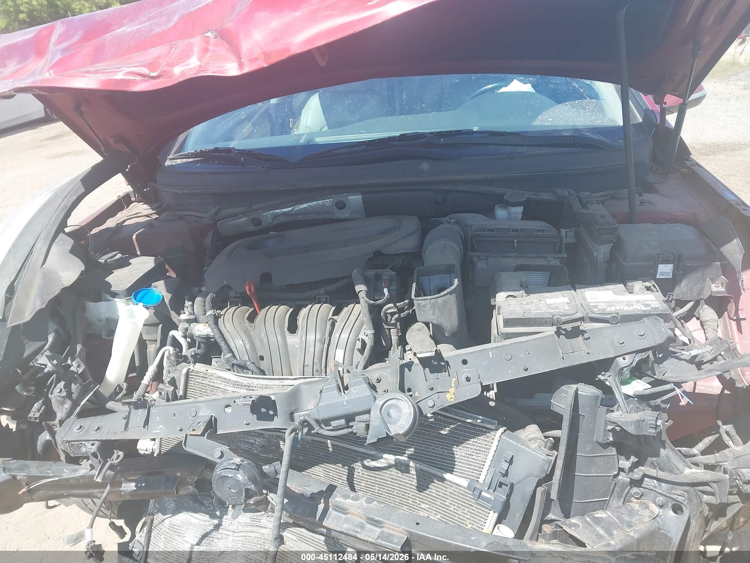 2016 Hyundai Sonata Sport Red vin: 5NPE34AF0GH395124