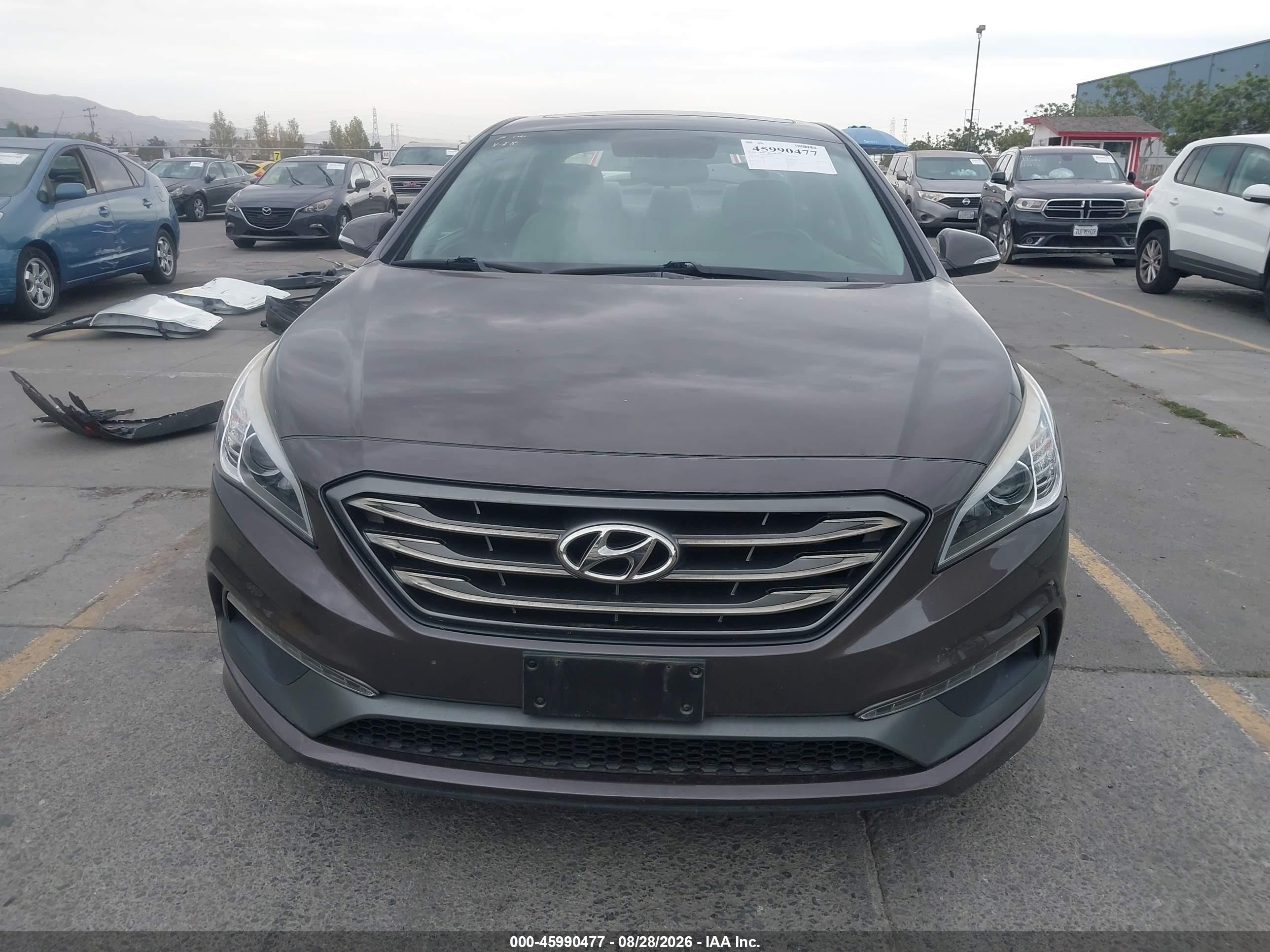 2017 Hyundai Sonata Sport Dark Brown vin: 5NPE34AF0HH460720