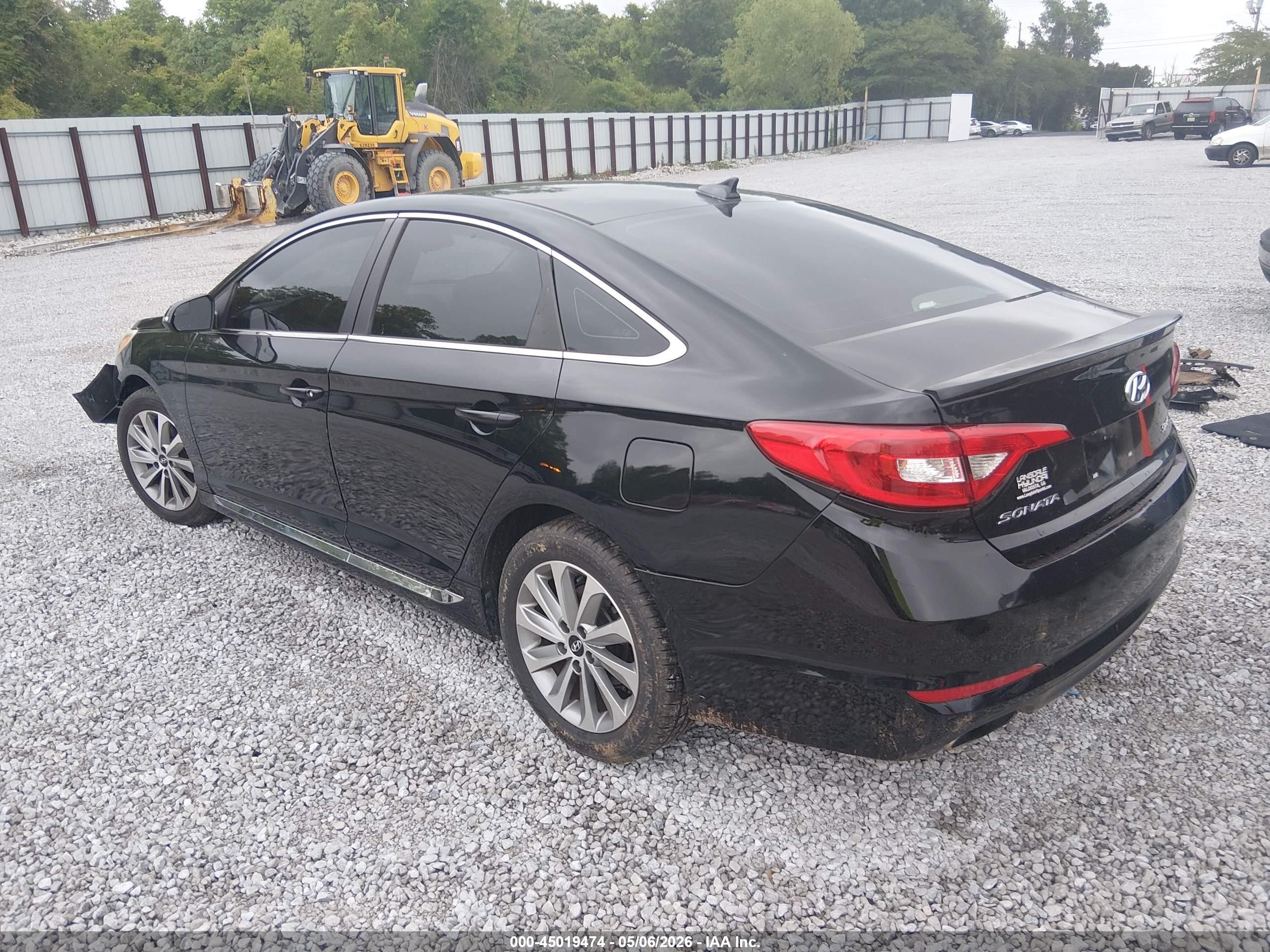 2017 Hyundai Sonata Sport Black vin: 5NPE34AF0HH547632