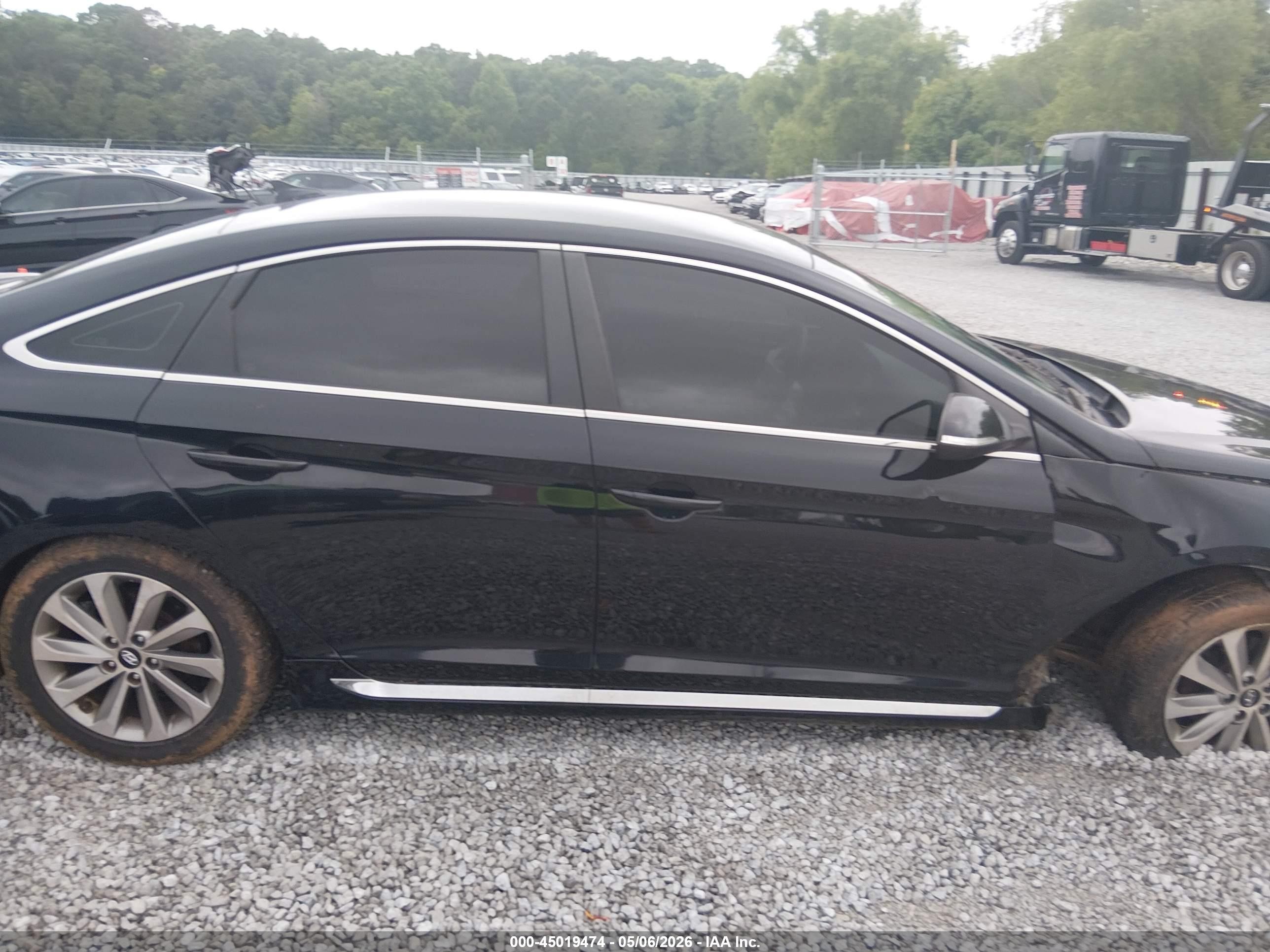 2017 Hyundai Sonata Sport Black vin: 5NPE34AF0HH547632