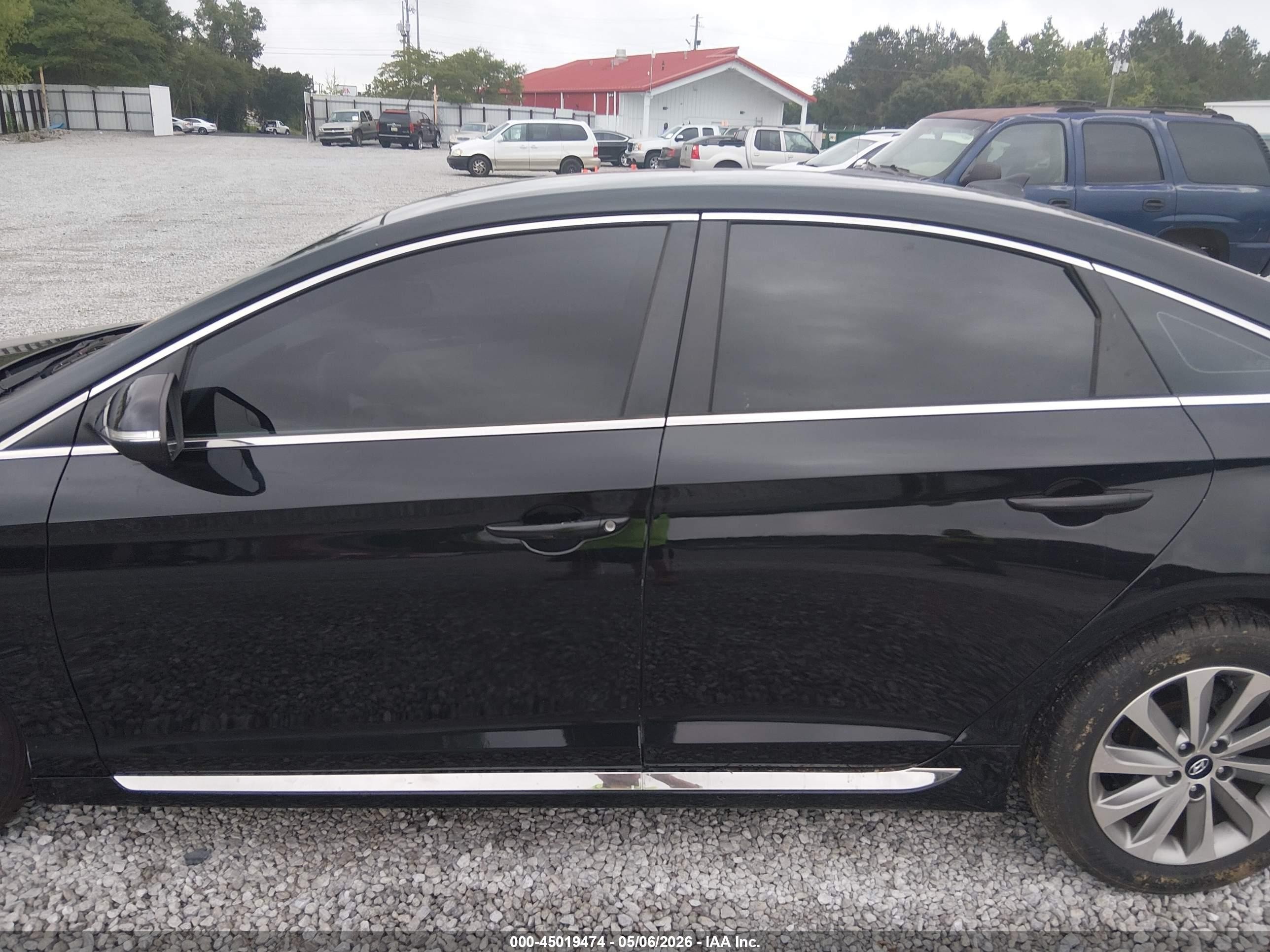 2017 Hyundai Sonata Sport Black vin: 5NPE34AF0HH547632