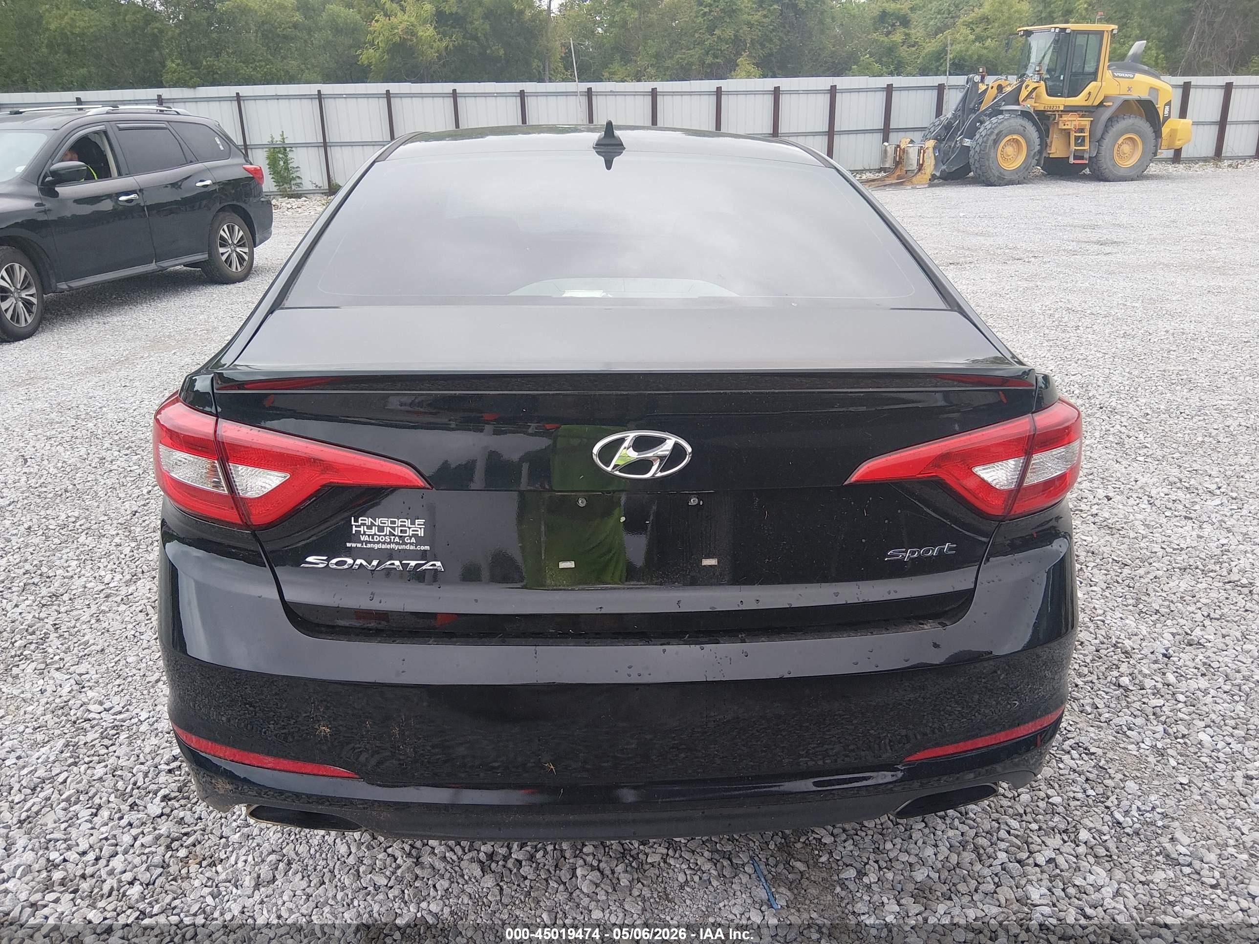 2017 Hyundai Sonata Sport Black vin: 5NPE34AF0HH547632