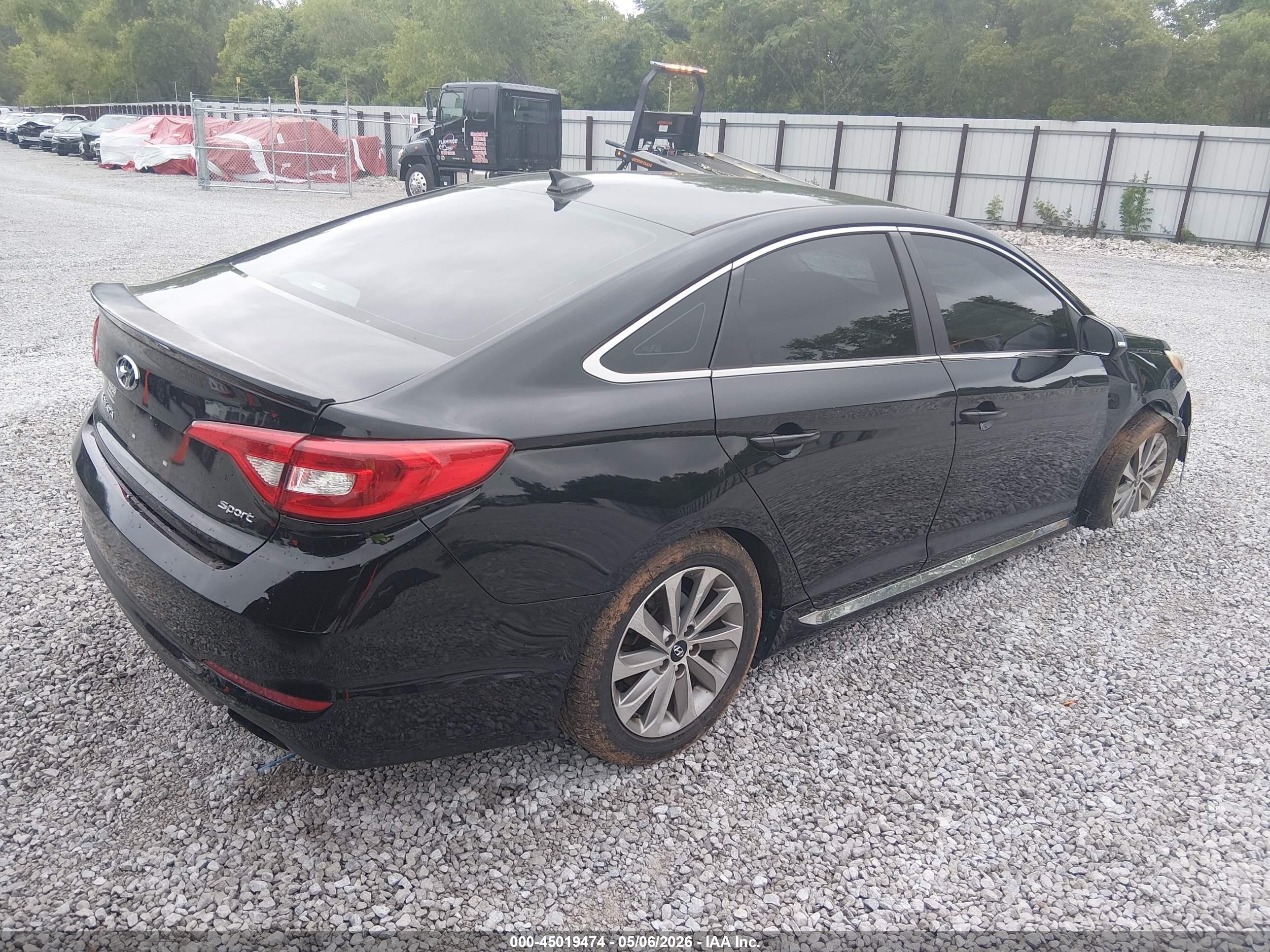 2017 Hyundai Sonata Sport Black vin: 5NPE34AF0HH547632