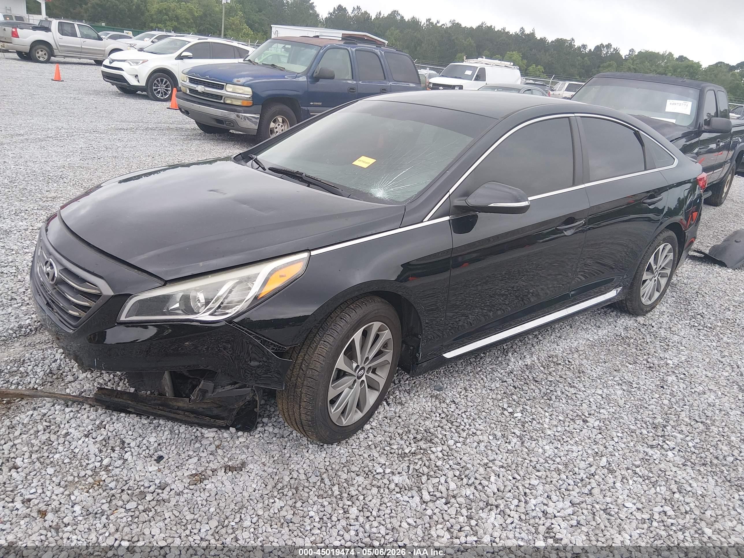 2017 Hyundai Sonata Sport Black vin: 5NPE34AF0HH547632