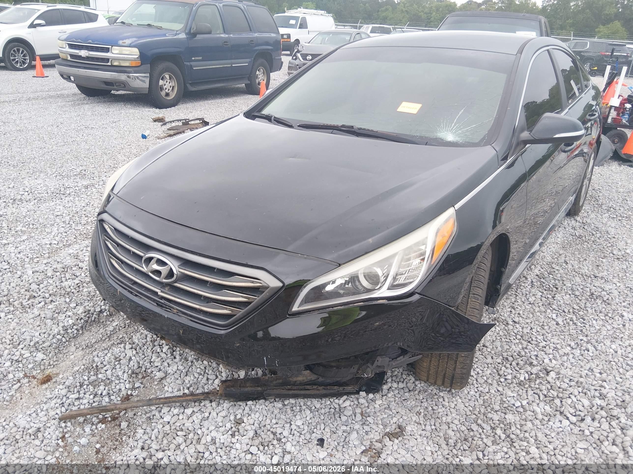 2017 Hyundai Sonata Sport Black vin: 5NPE34AF0HH547632