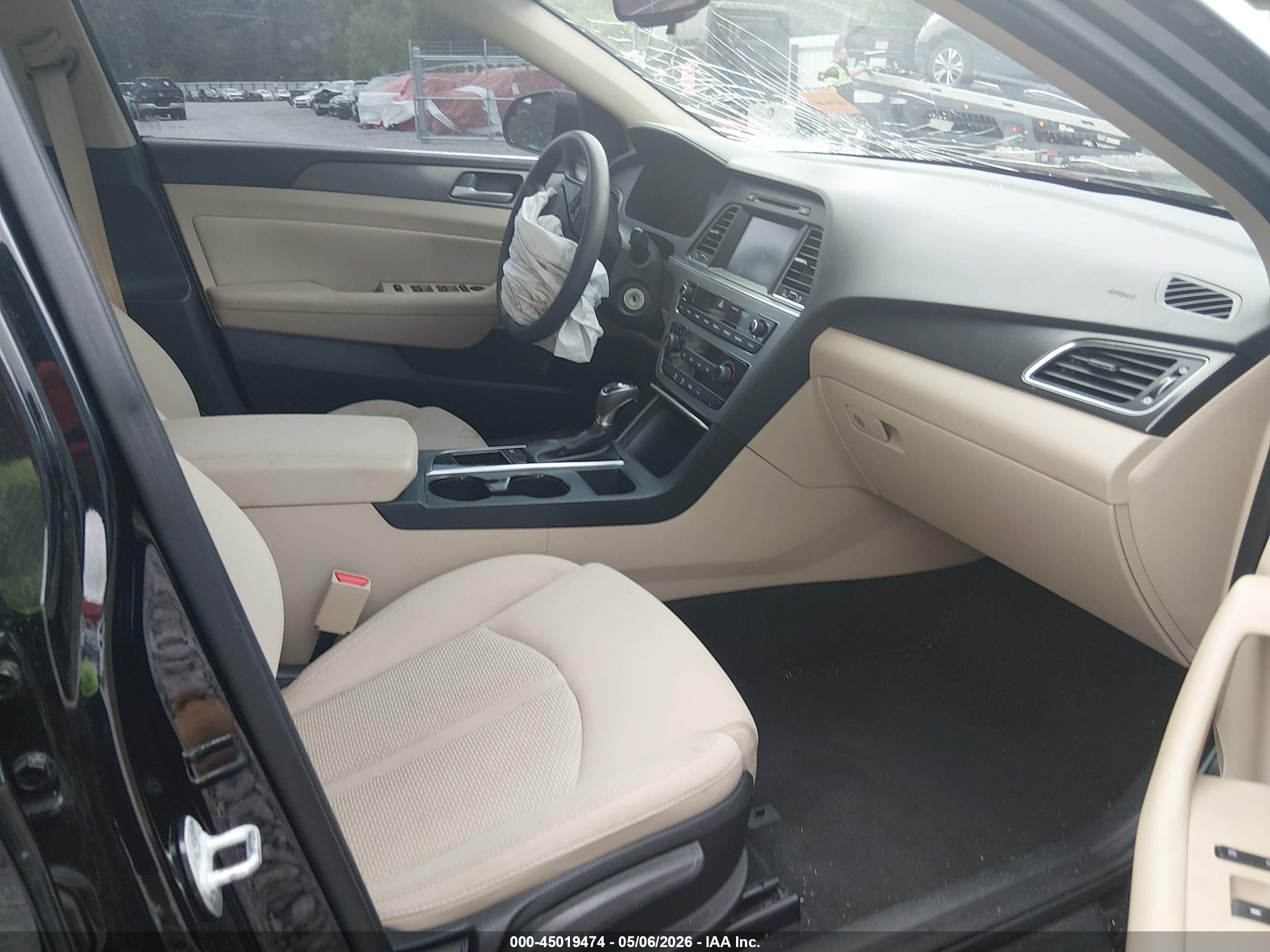 2017 Hyundai Sonata Sport Black vin: 5NPE34AF0HH547632