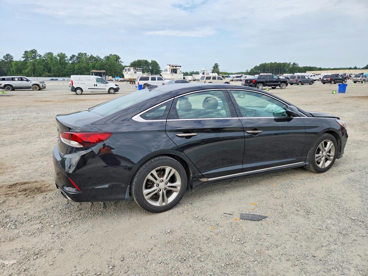 2018 Hyundai Sonata Sport+ Black vin: 5NPE34AF0JH708325