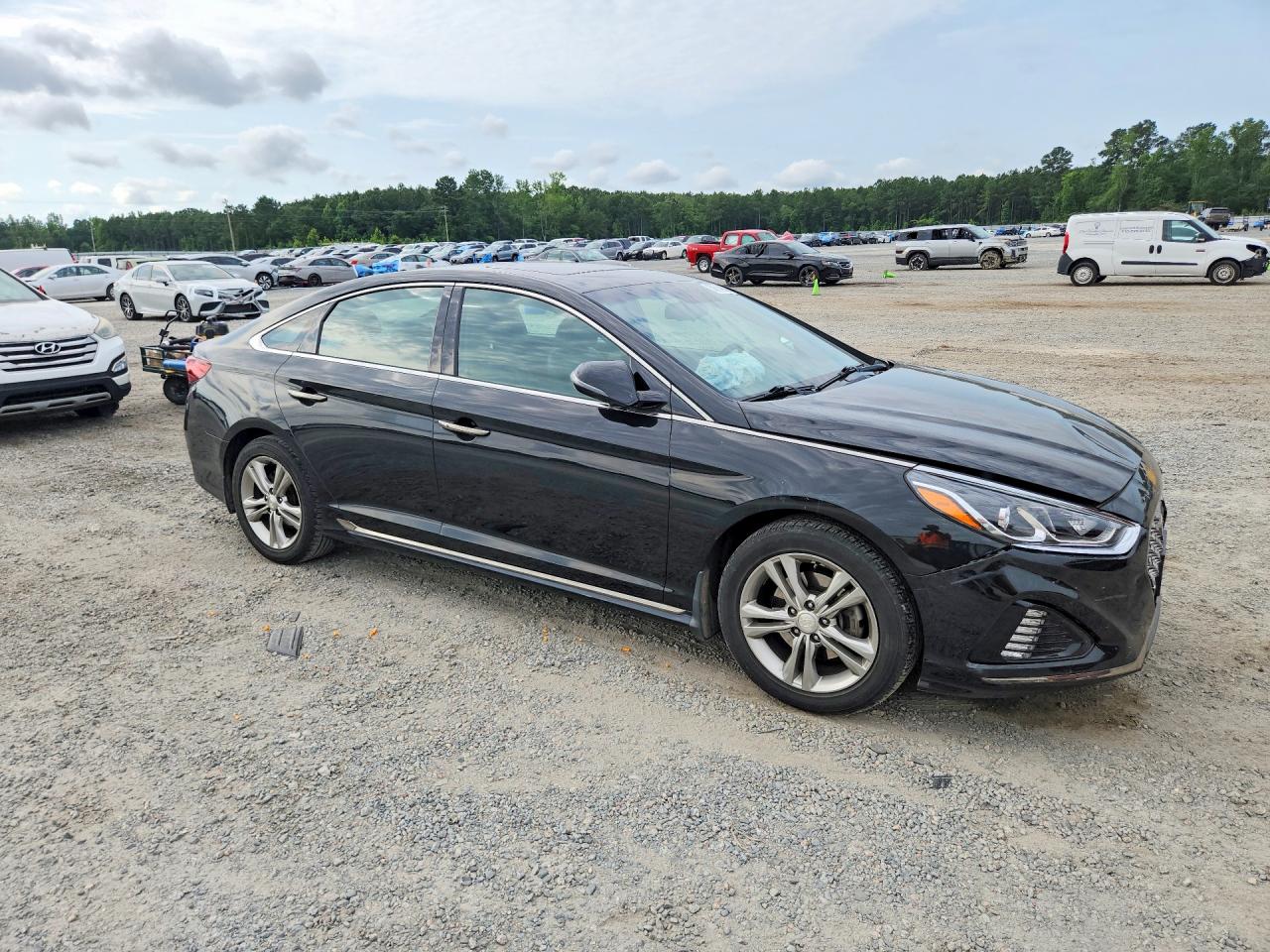 2018 Hyundai Sonata Sport+ Black vin: 5NPE34AF0JH708325