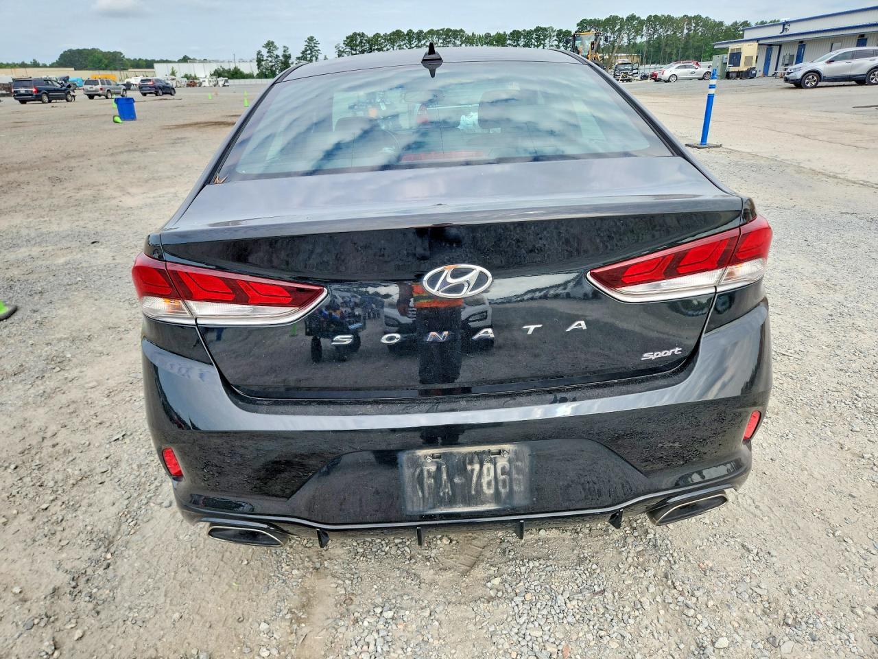 2018 Hyundai Sonata Sport+ Black vin: 5NPE34AF0JH708325
