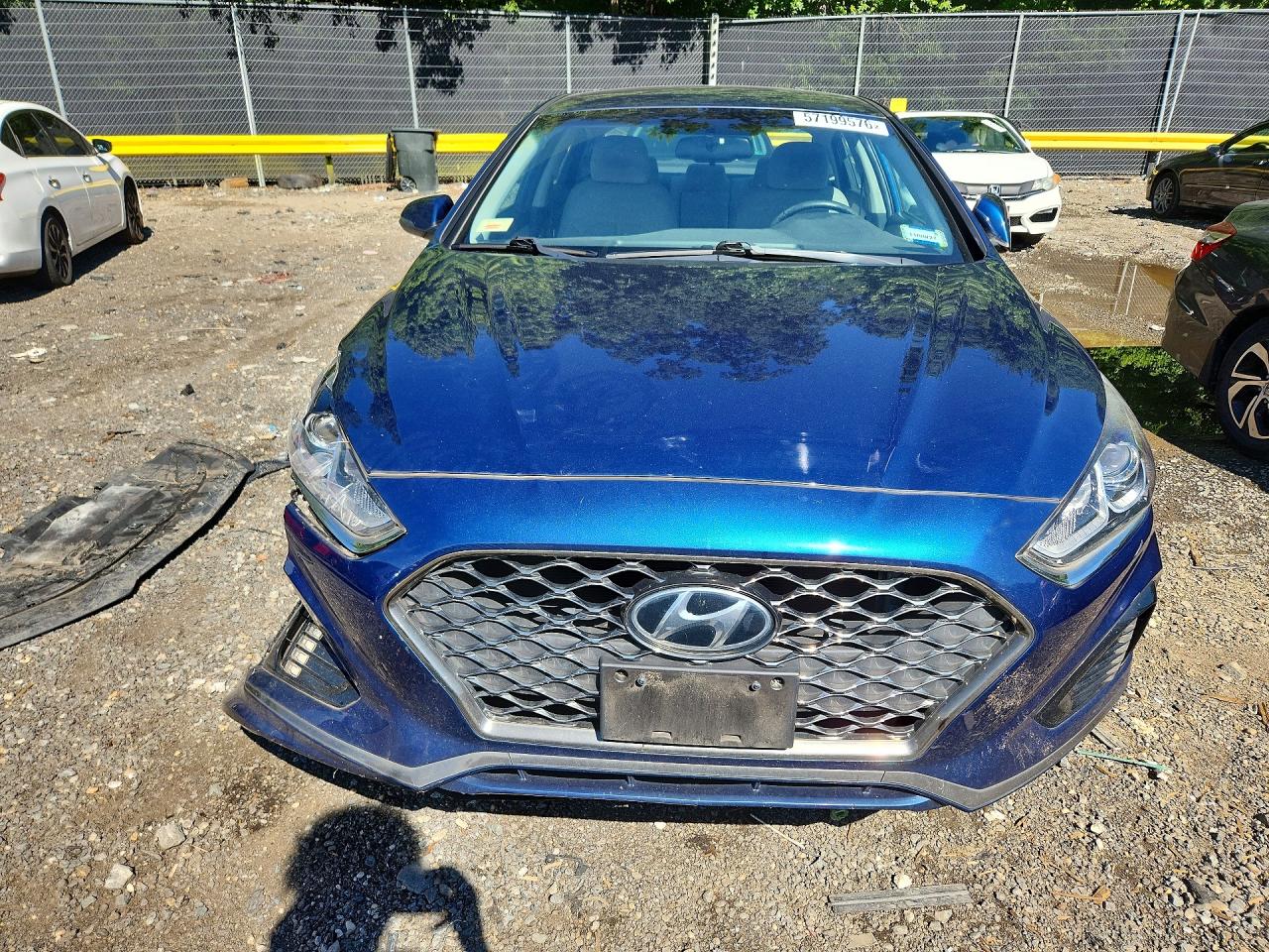 2018 Hyundai Sonata Sel+ Blue vin: 5NPE34AF0JH720376