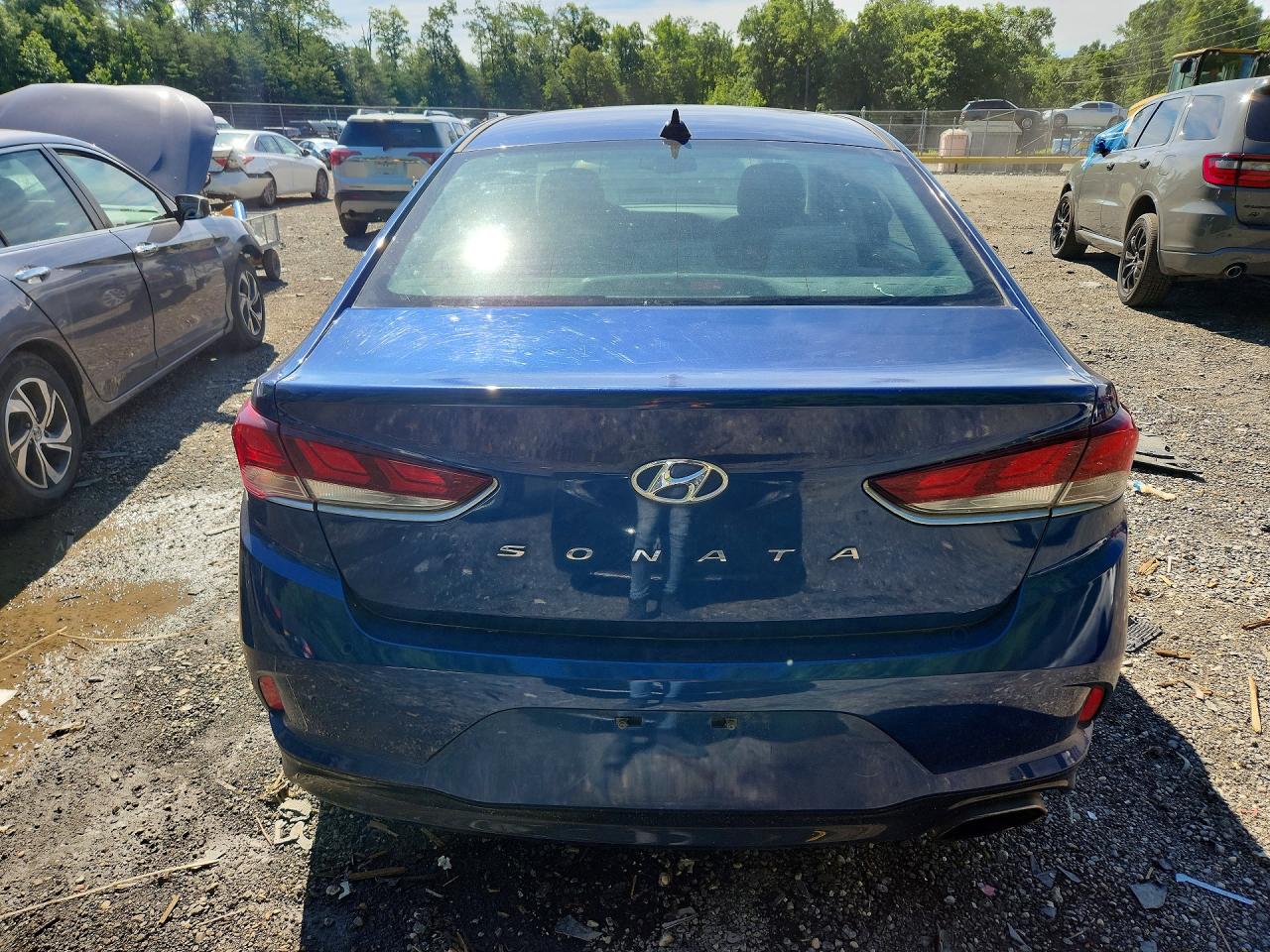 2018 Hyundai Sonata Sel+ Blue vin: 5NPE34AF0JH720376