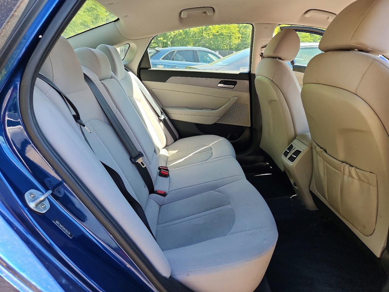 2018 Hyundai Sonata Sel+ Blue vin: 5NPE34AF0JH720376