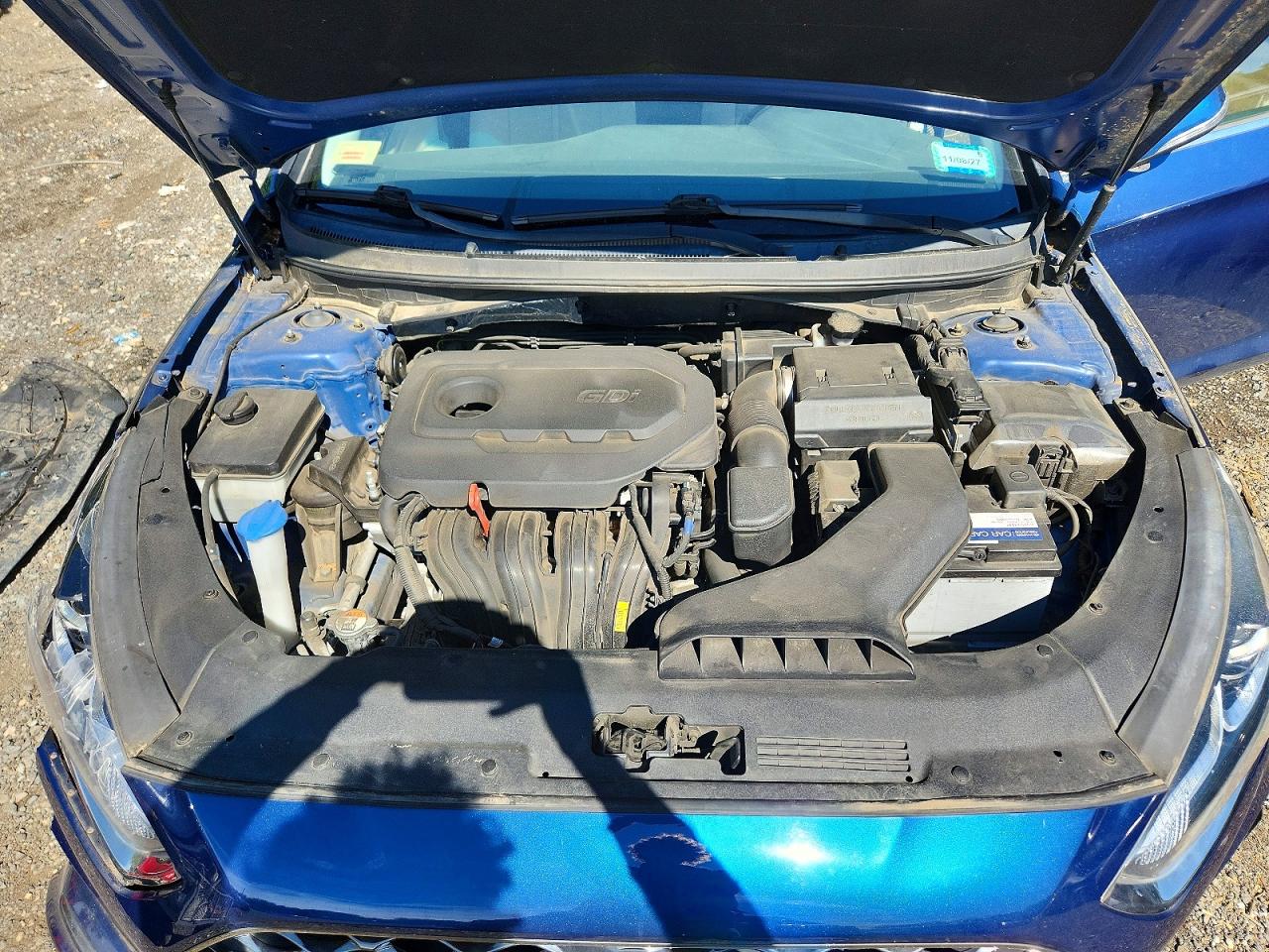 2018 Hyundai Sonata Sel+ Blue vin: 5NPE34AF0JH720376