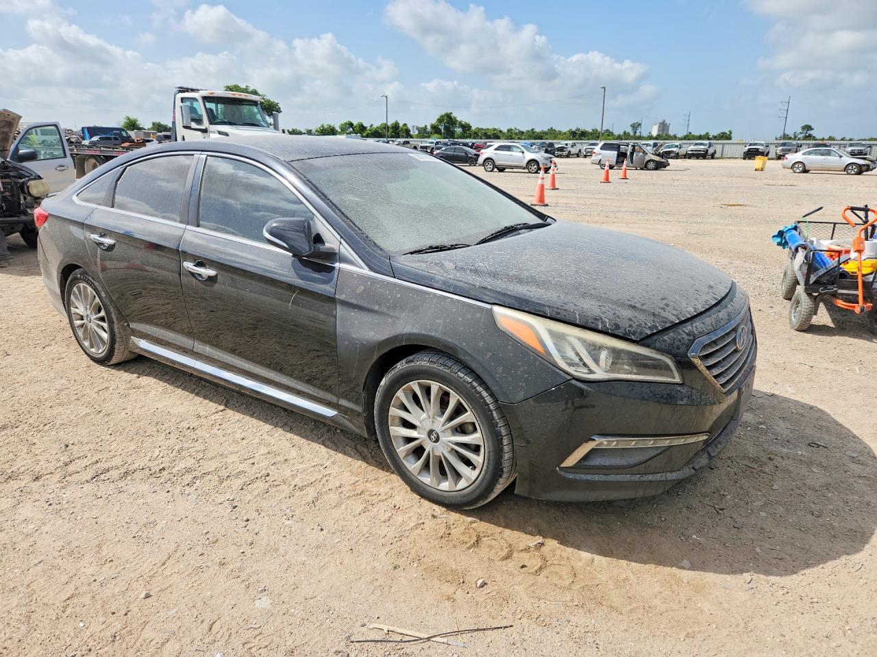 2015 Hyundai Sonata Limited Black vin: 5NPE34AF1FH020096