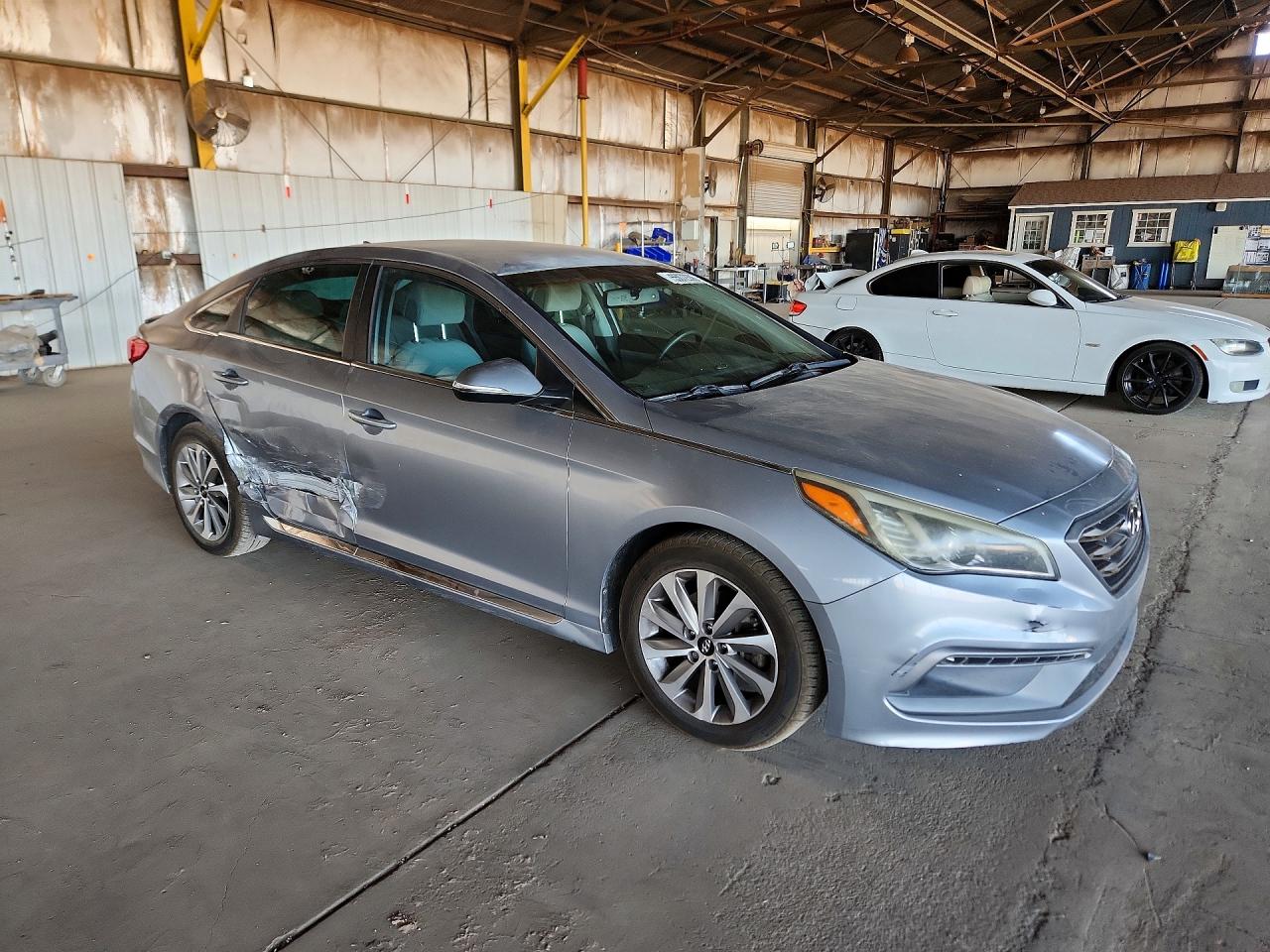 2015 Hyundai Sonata Sport Gray vin: 5NPE34AF1FH022561
