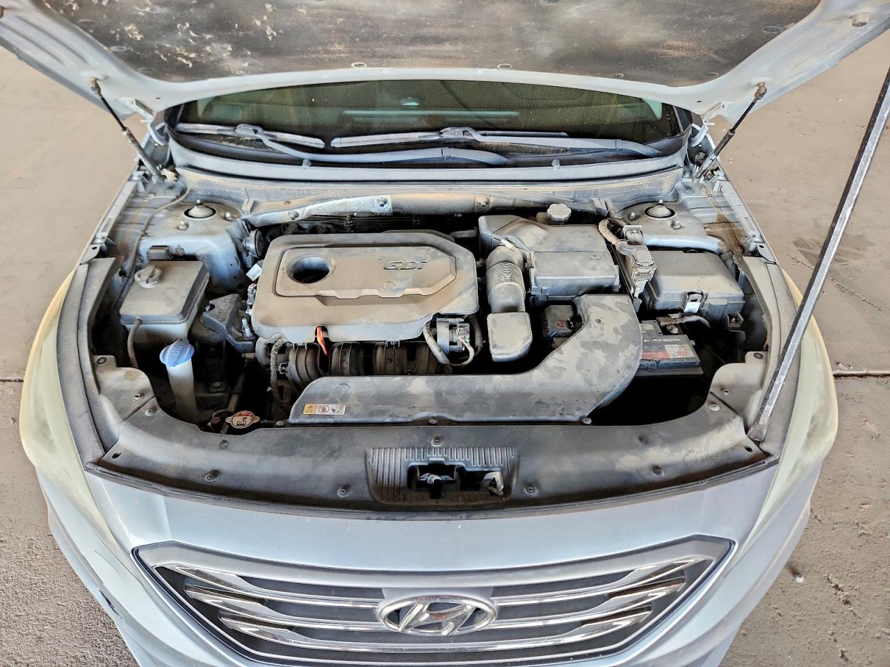 2015 Hyundai Sonata Sport Gray vin: 5NPE34AF1FH022561