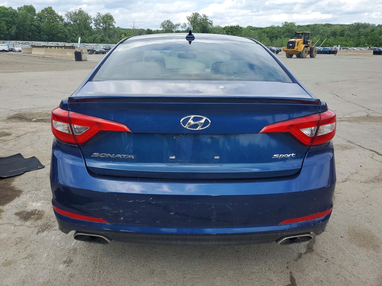 2015 Hyundai Sonata Sport Blue vin: 5NPE34AF1FH024326