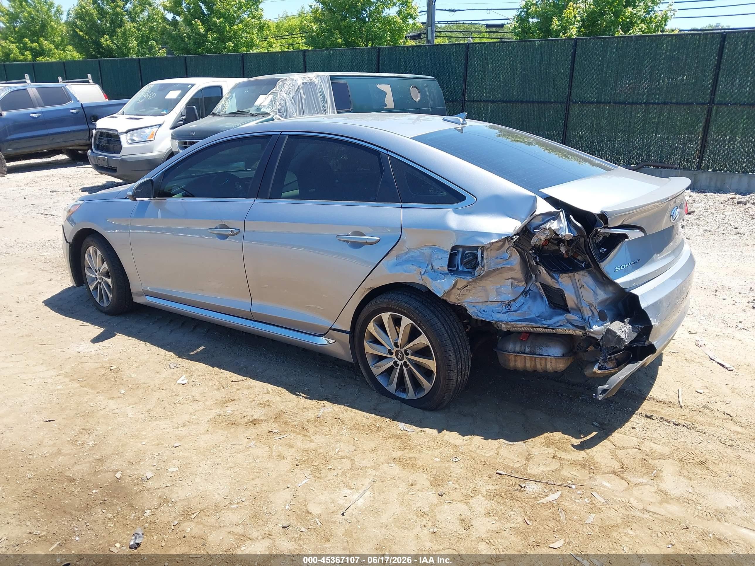 2015 Hyundai Sonata Sport Gray vin: 5NPE34AF1FH032913