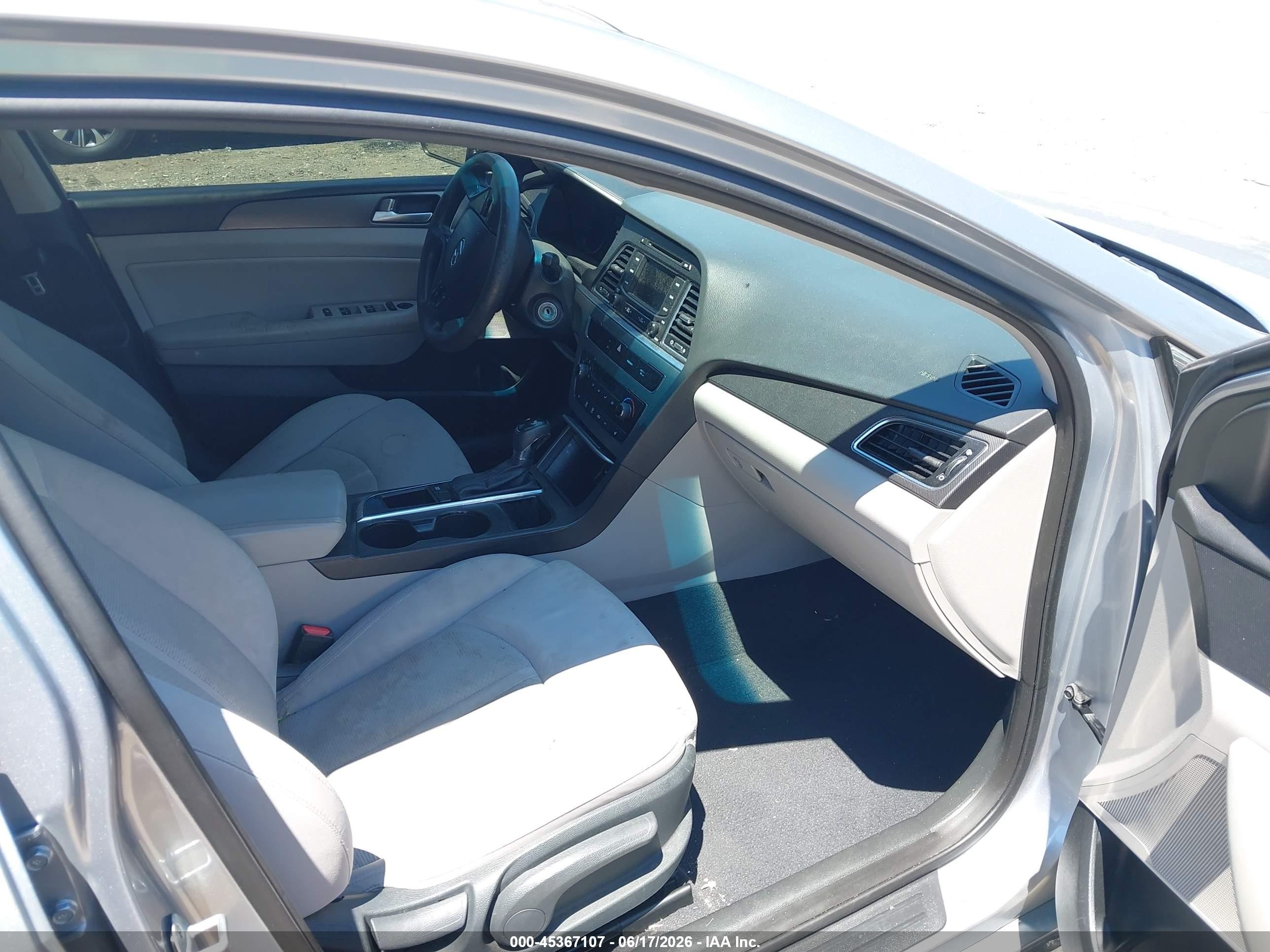 2015 Hyundai Sonata Sport Gray vin: 5NPE34AF1FH032913