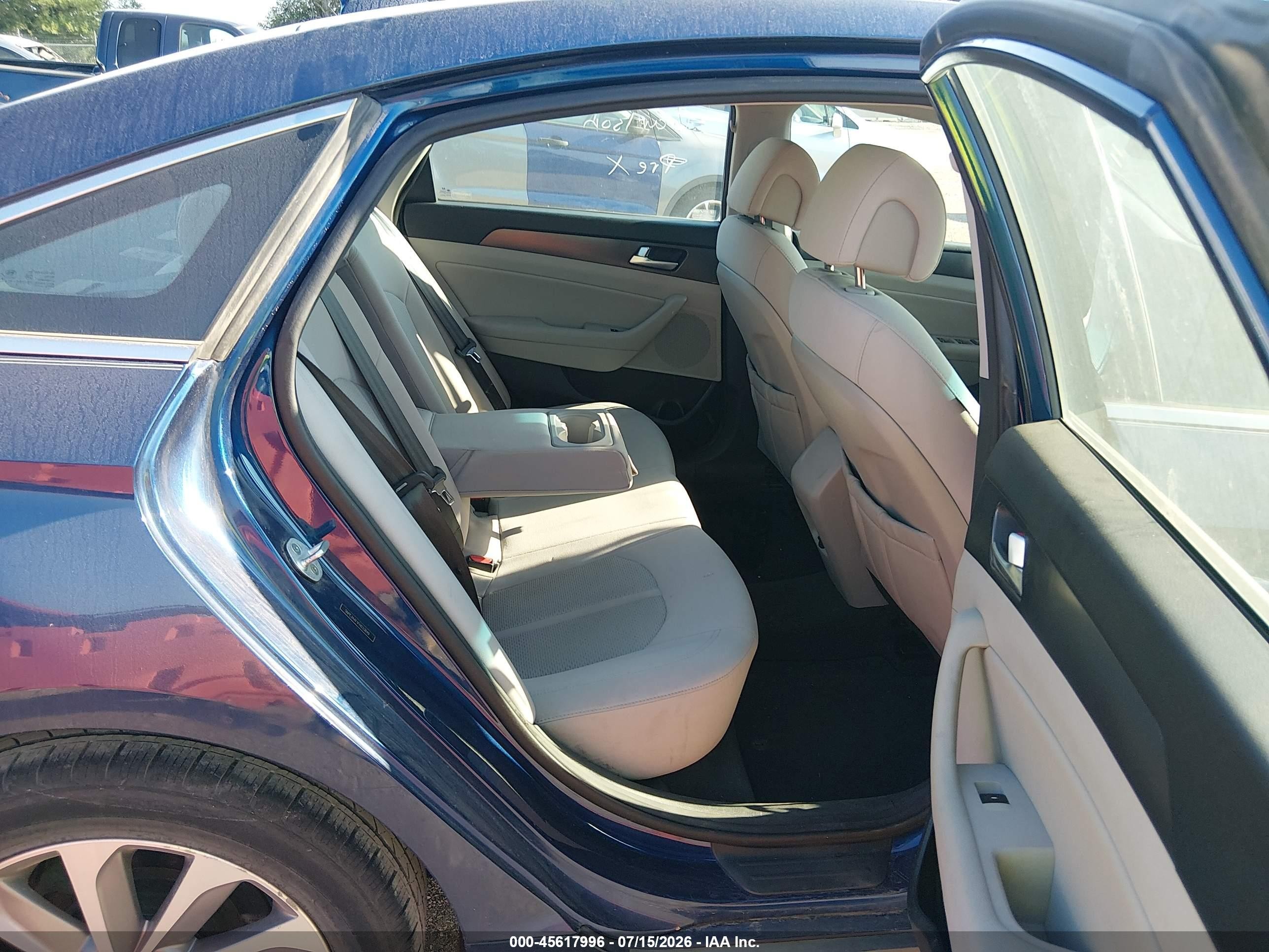 2015 Hyundai Sonata Sport Синий vin: 5NPE34AF1FH033849