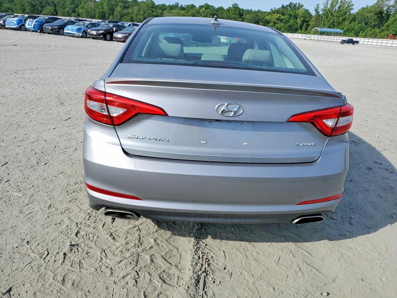 2015 Hyundai Sonata Sport Серебряный vin: 5NPE34AF1FH040882