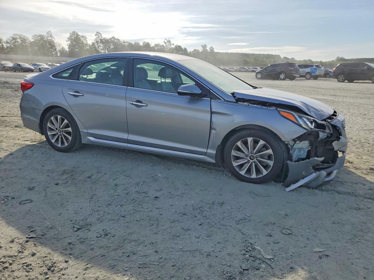 2015 Hyundai Sonata Sport Серебряный vin: 5NPE34AF1FH040882