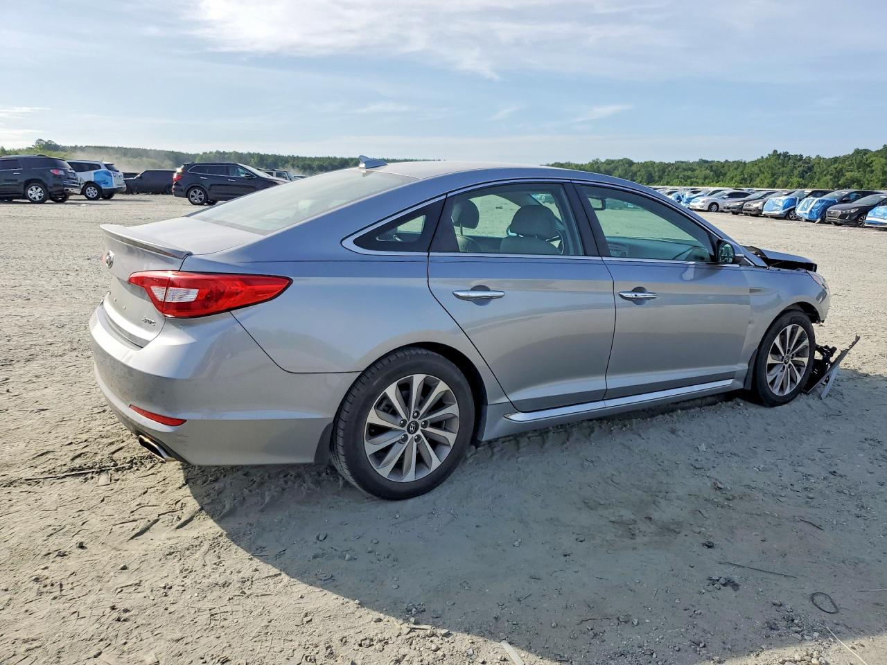 2015 Hyundai Sonata Sport Серебряный vin: 5NPE34AF1FH040882