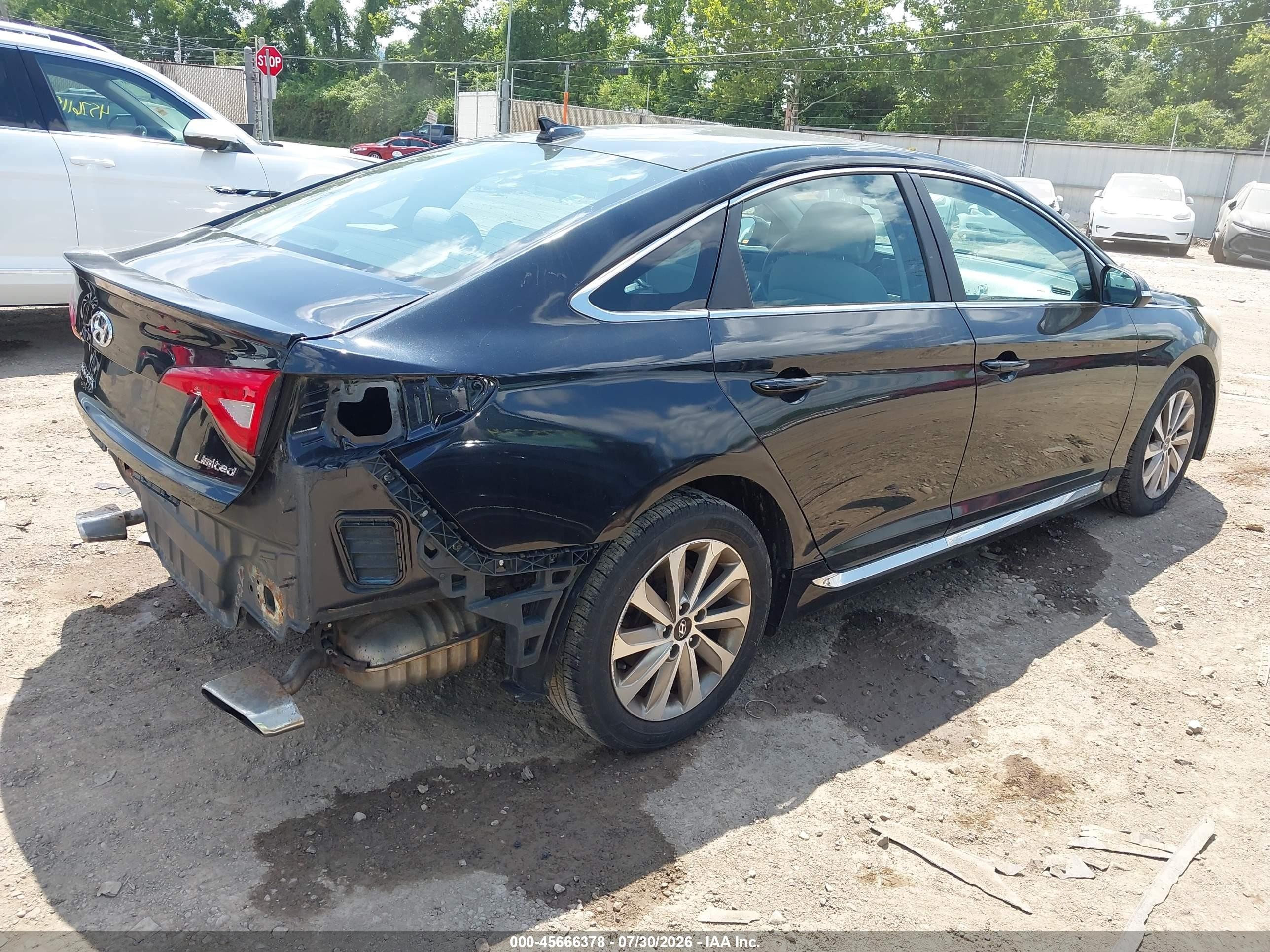 2015 Hyundai Sonata Sport Черный vin: 5NPE34AF1FH042308