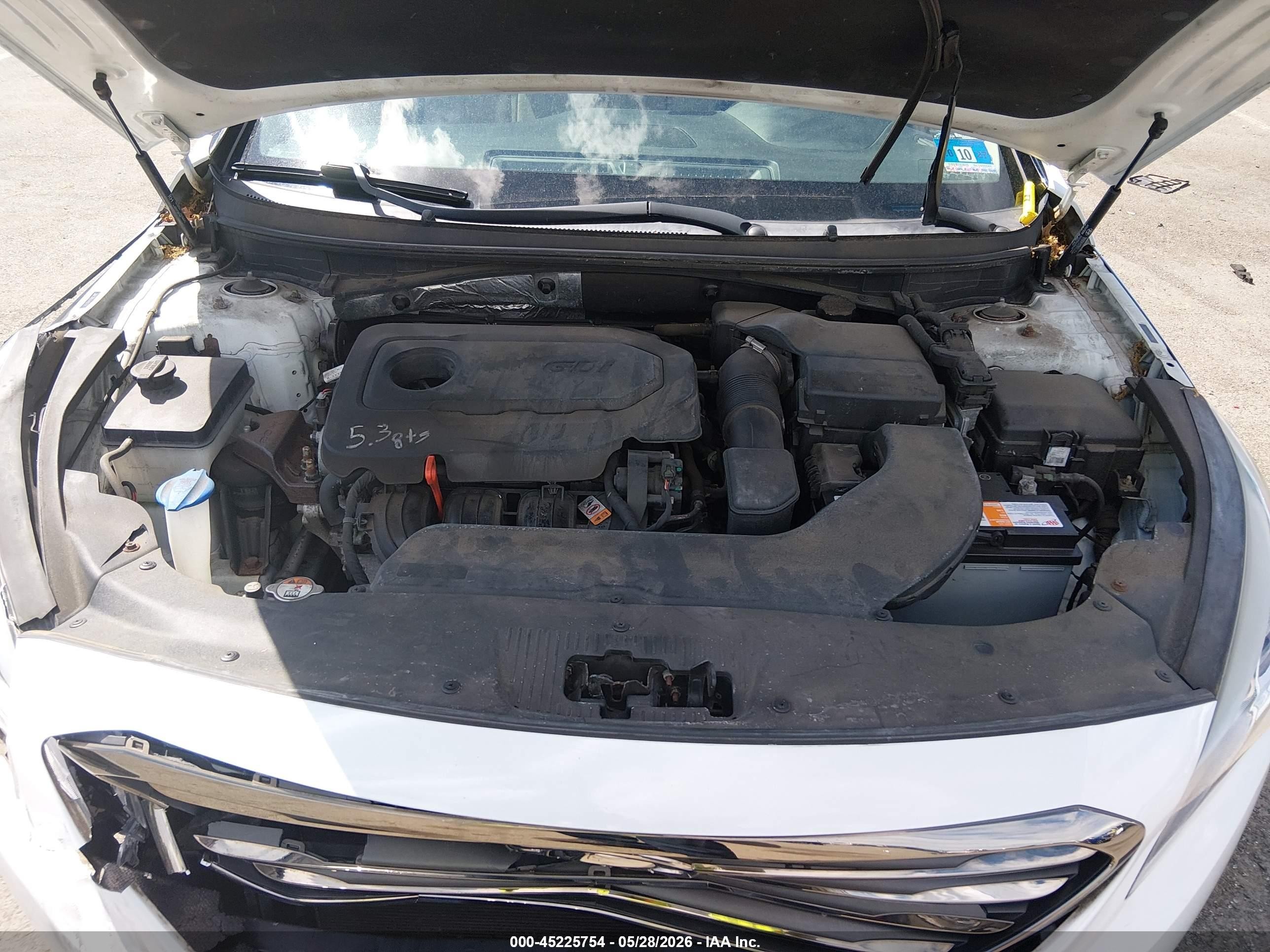 2015 Hyundai Sonata Limited White vin: 5NPE34AF1FH051090