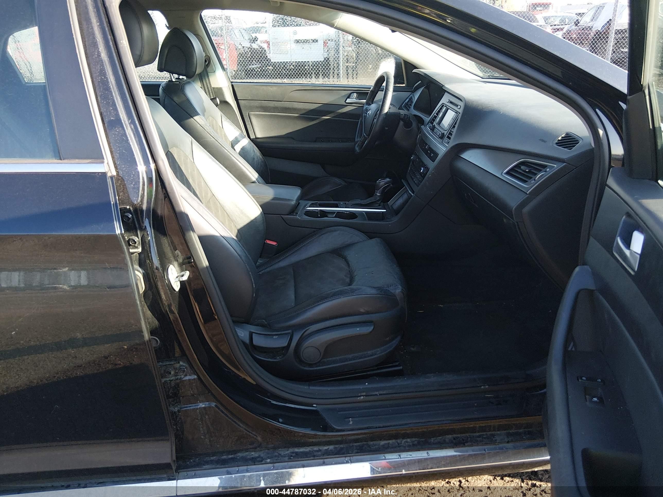 2015 Hyundai Sonata Sport Black vin: 5NPE34AF1FH051297