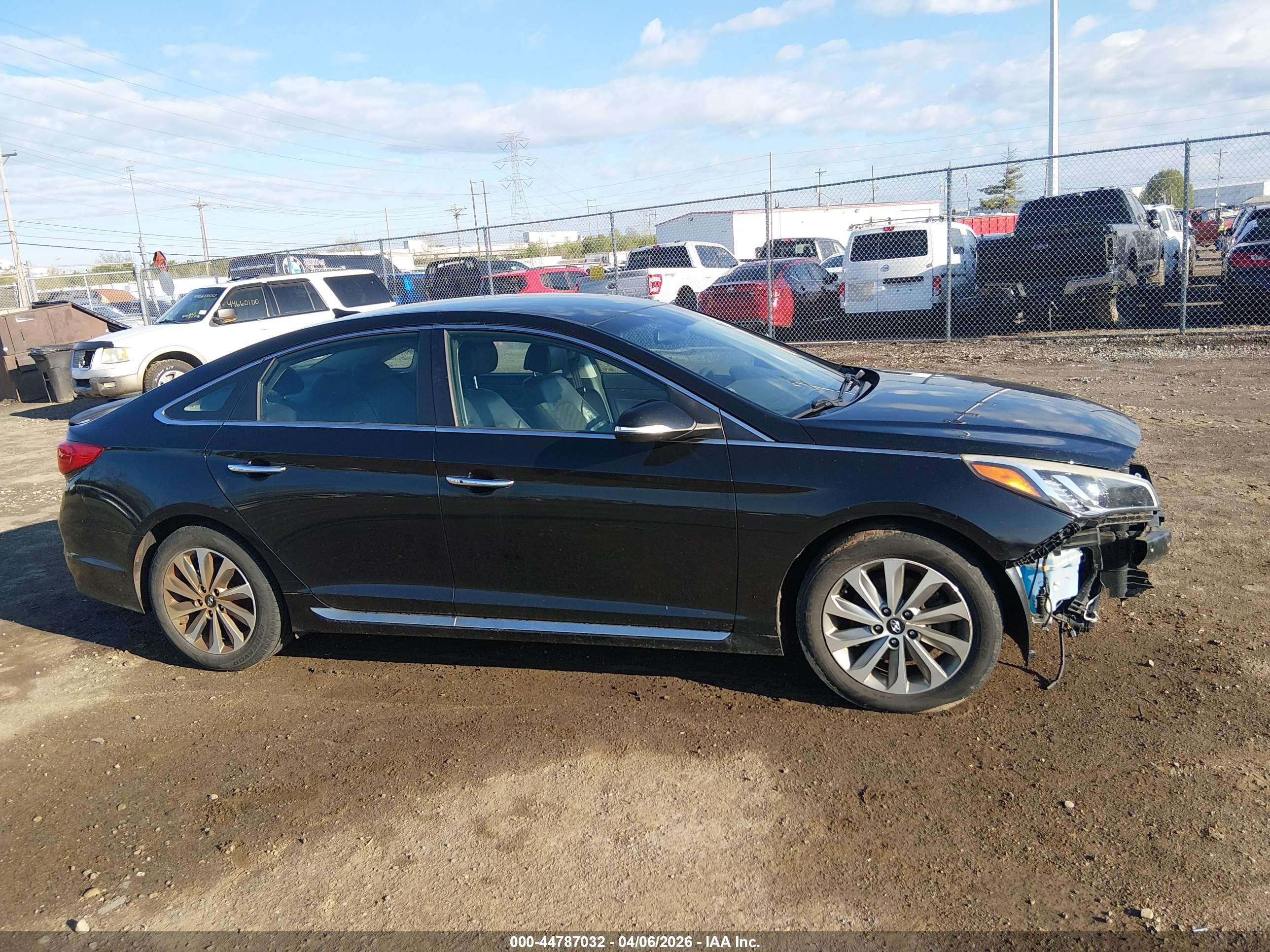 2015 Hyundai Sonata Sport Black vin: 5NPE34AF1FH051297