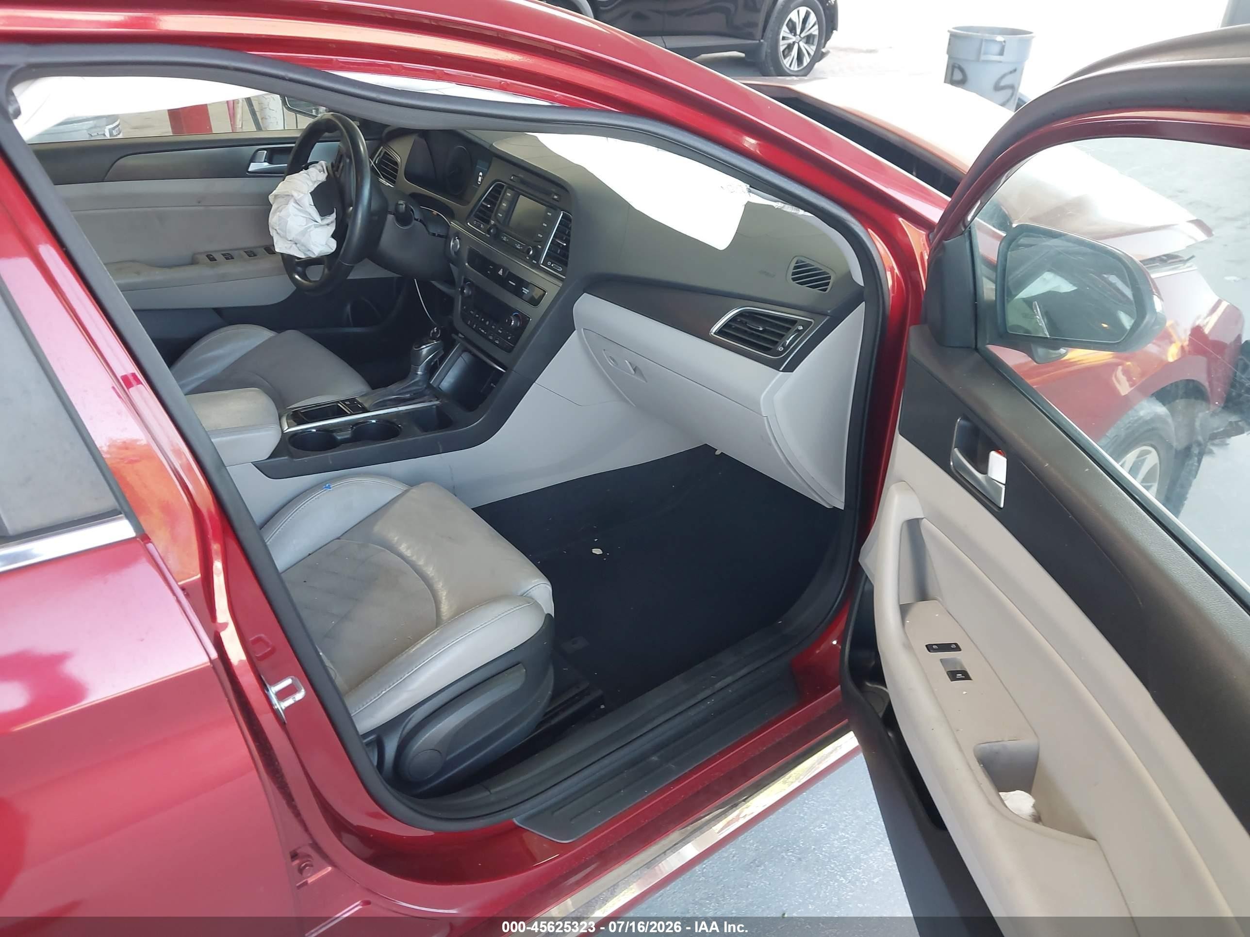 2015 Hyundai Sonata Sport Red vin: 5NPE34AF1FH058623