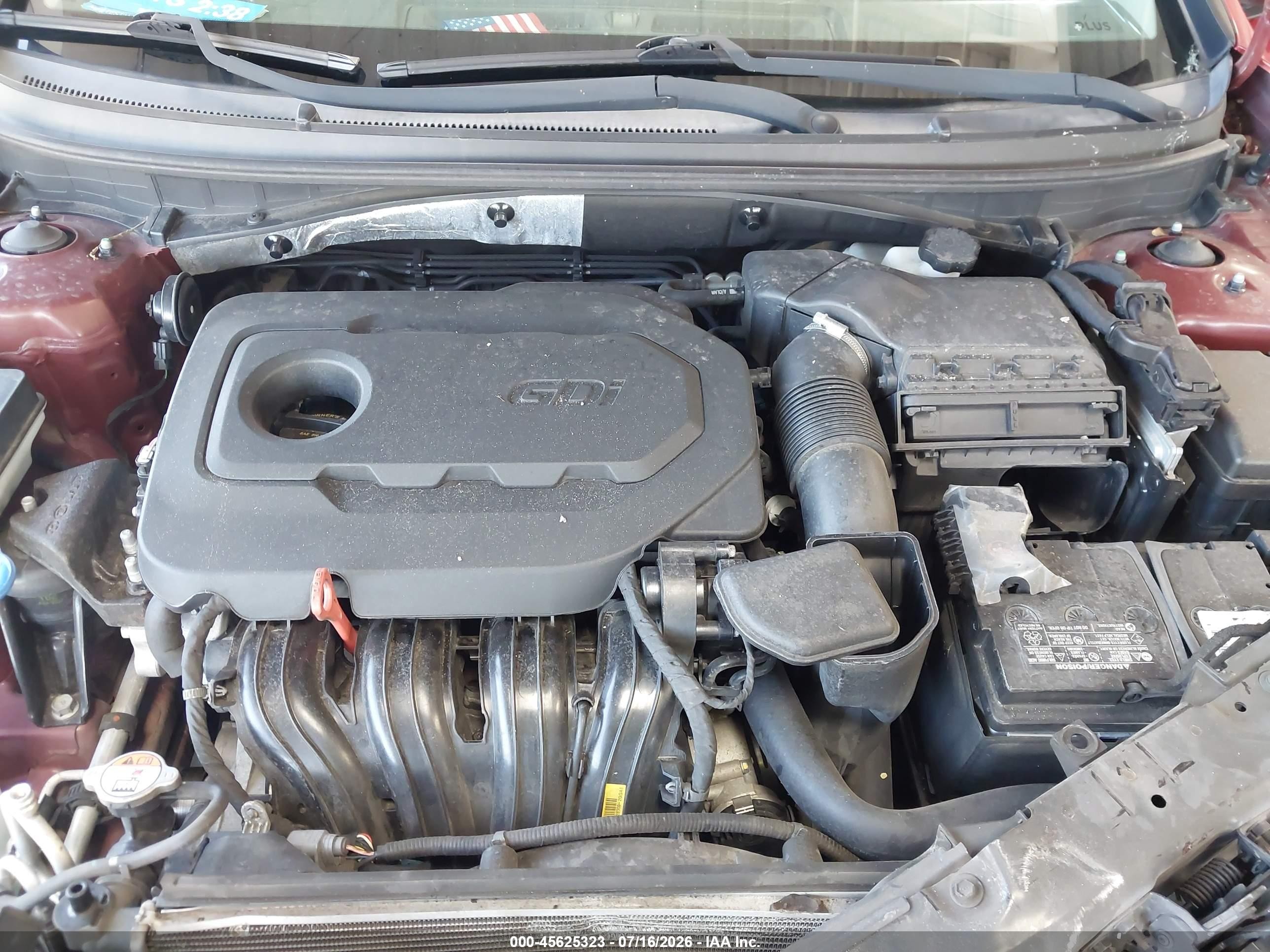 2015 Hyundai Sonata Sport Red vin: 5NPE34AF1FH058623